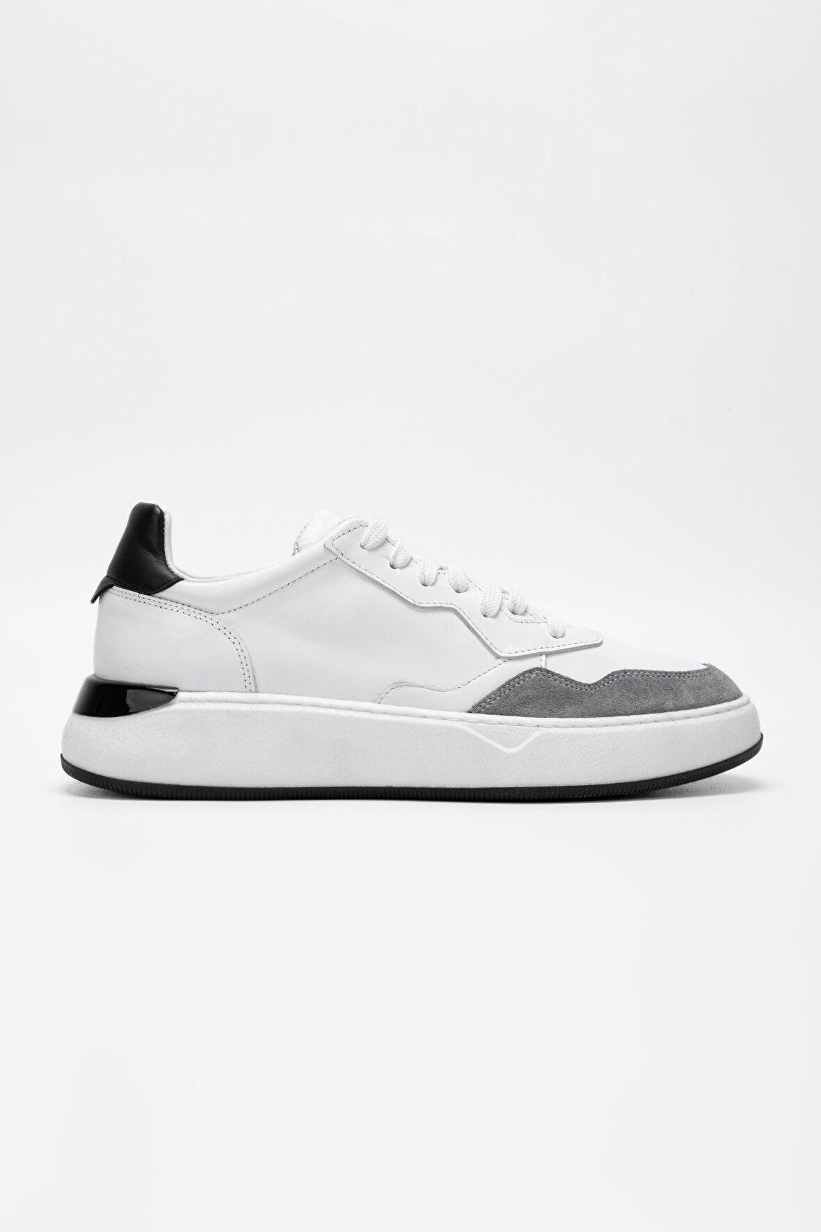 Valmenti Erkek Beyaz/gri Hakiki Deri Sneakers & Spor Ayakkabı 698 1078-5 ERK AYK SK23/24