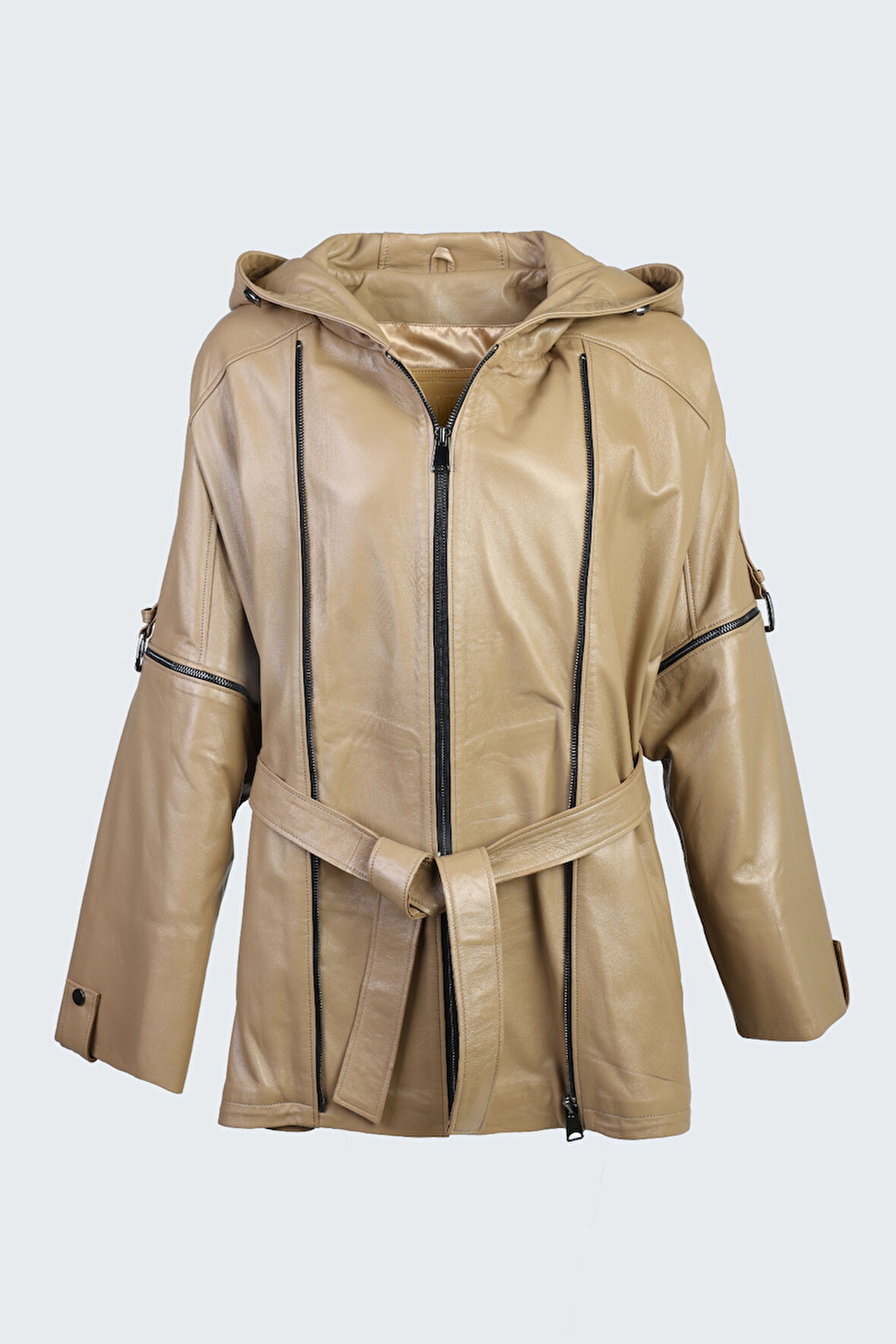 Valmenti Kadın Milky zig Hakiki Deri Mont 571 Z-542 BYN DERIMONT SK23/24