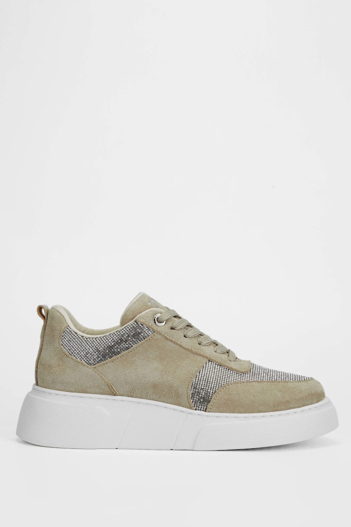Tamer Tanca Kadın Vegan Bej Sneakers & Spor Ayakkabı 829 23100 BN AYK SK23/24 BEJ SUET