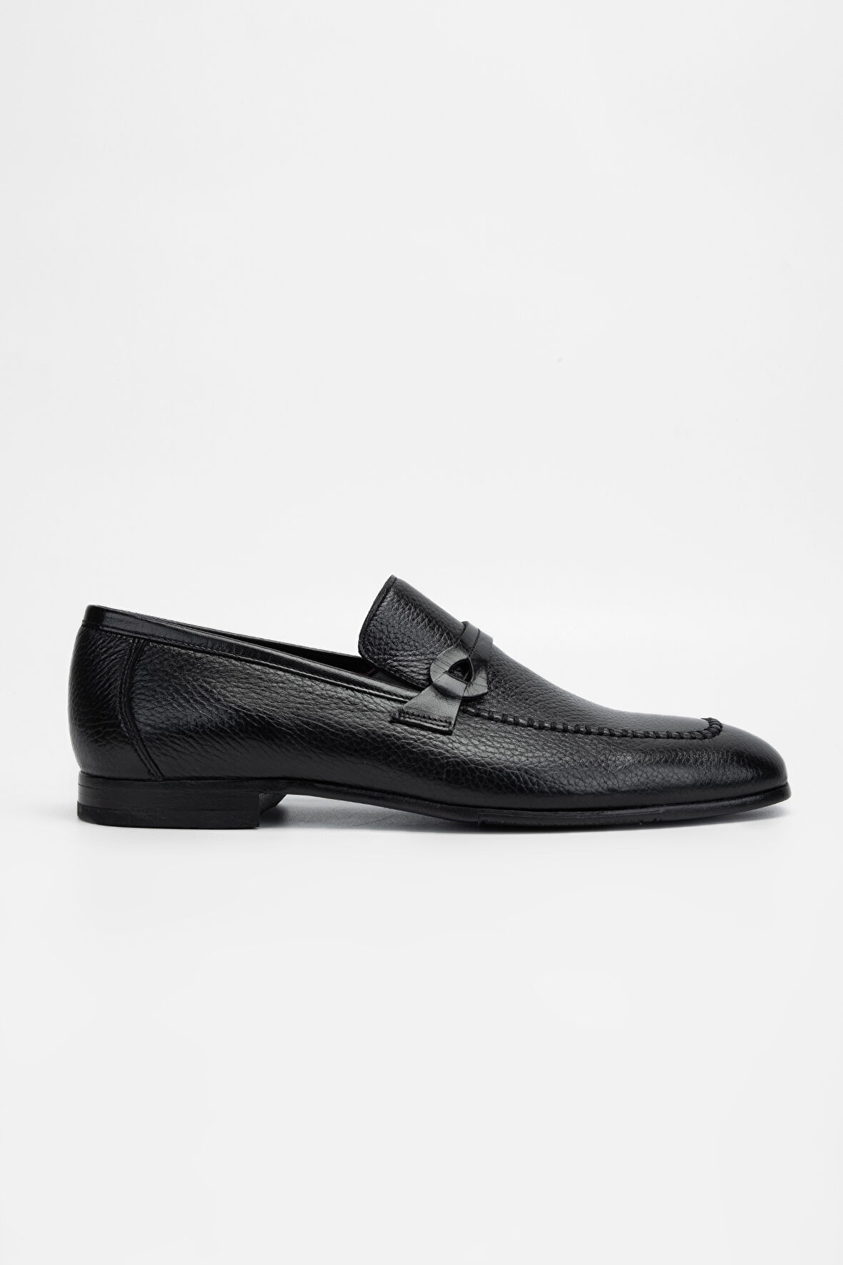 Valmenti Erkek Siyah gyk Hakiki Deri Loafer Ayakkabı 342 8713 ERK AYK SK23/24
