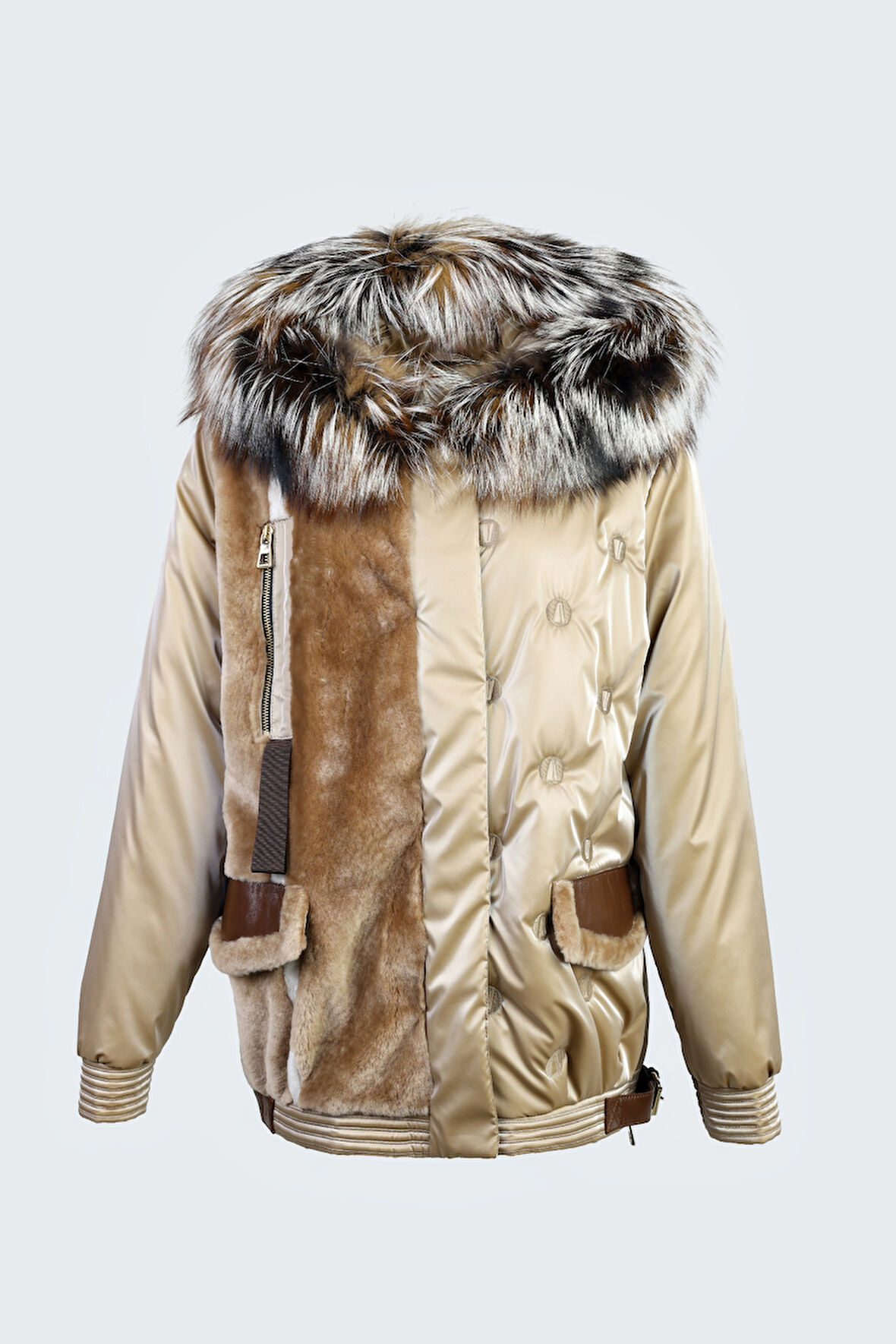 Valmenti Kadın Camel KURK/DERI/KUMAS Deri Mont 616 5118 BN MONT SK23/24