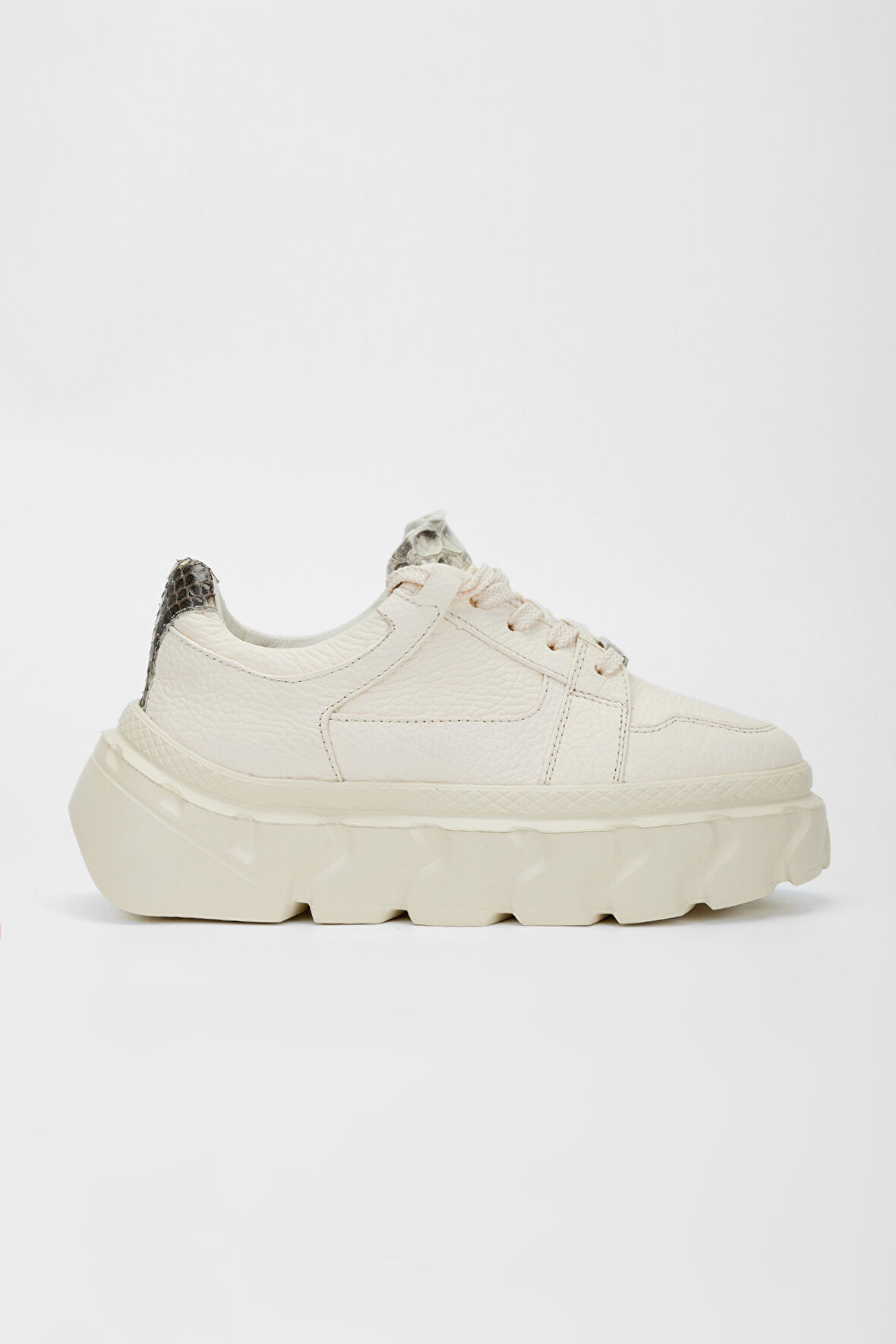 Valmenti Kadın Bej Floter Hakiki Deri Sneakers & Spor Ayakkabı 1011 6186 BN AYK SK23/24