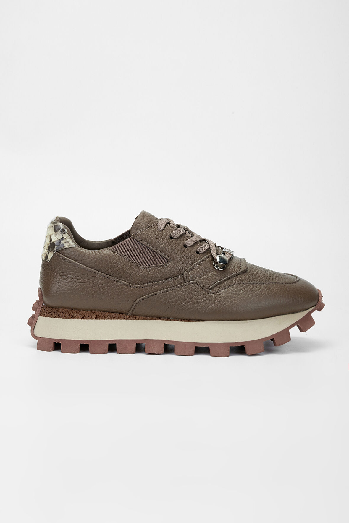 Valmenti Kadın Vizon Floter Hakiki Deri Sneakers & Spor Ayakkabı 1011 6215 BN AYK SK23/24