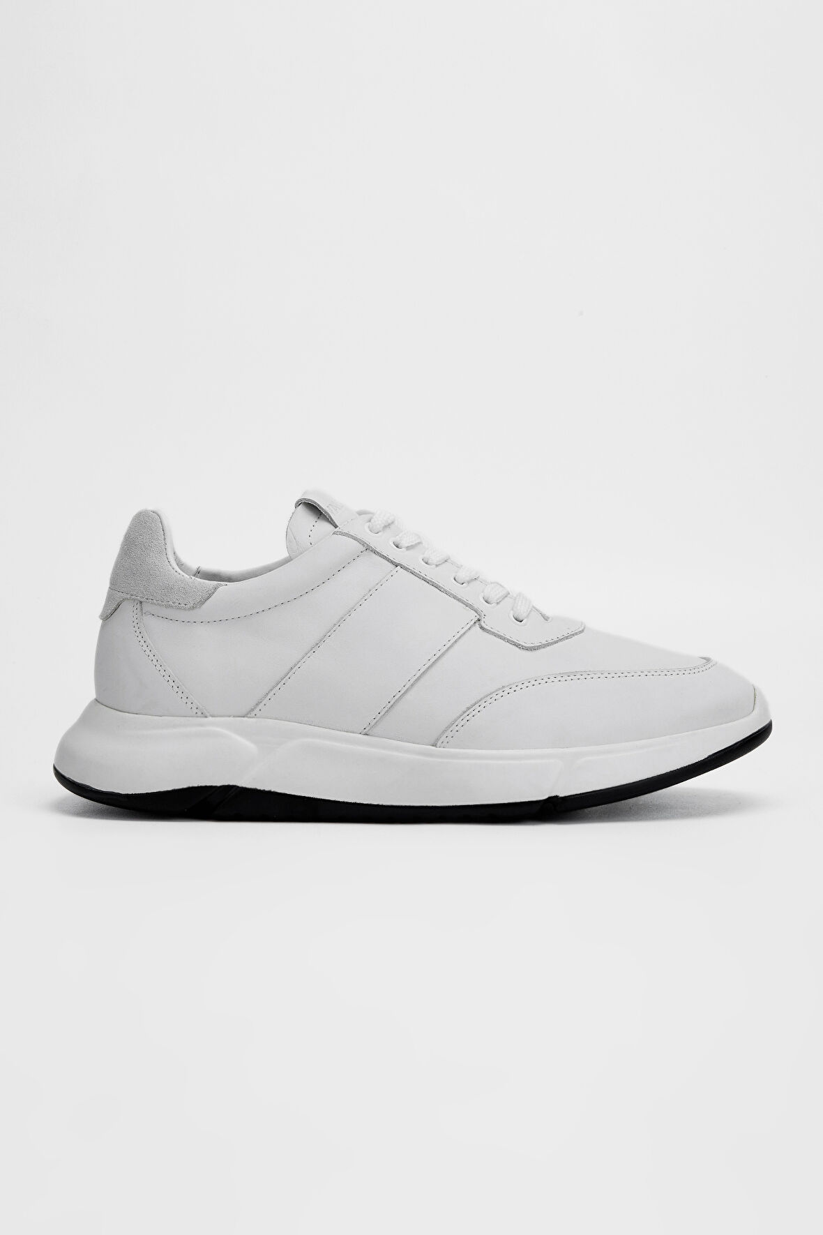 Valmenti Erkek Kırık Beyaz Hakiki Deri Sneakers & Spor Ayakkabı 698 984-9 ERK AYK SK23/24