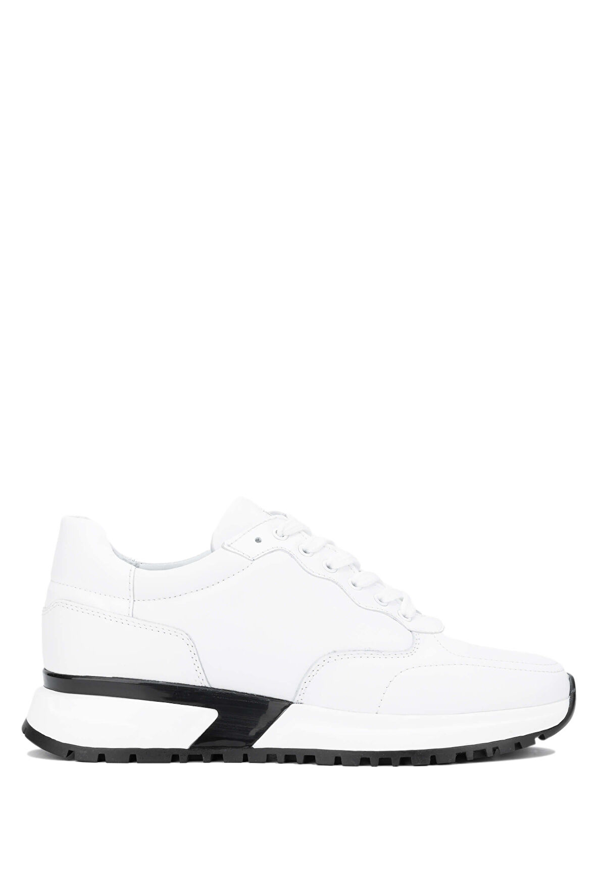 Tamer Tanca Erkek Hakiki Deri Beyaz Sneakers & Spor Ayakkabı 381 19493 ERK AYK Y24 BEYAZ