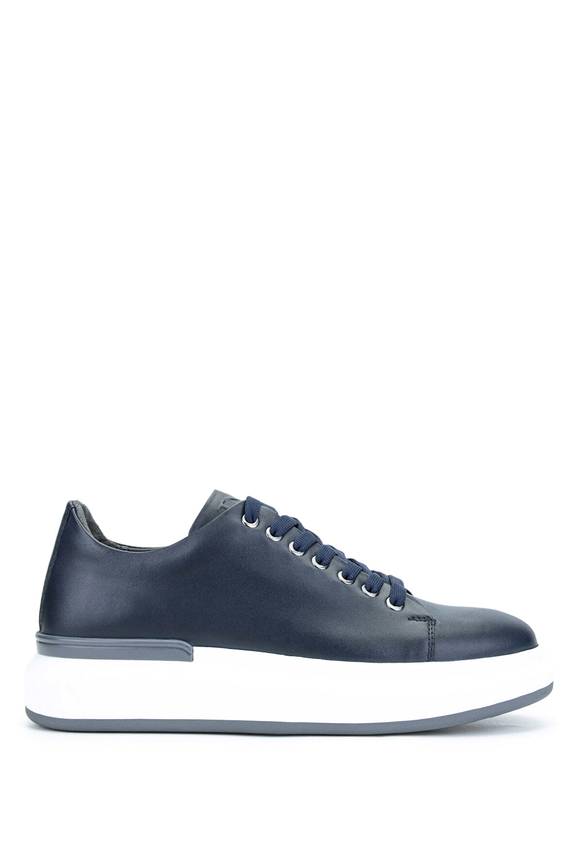 Tamer Tanca Erkek Hakiki Deri Lacivert Sneakers & Spor Ayakkabı 381 19669 ERK AYK Y24 LACIVERT