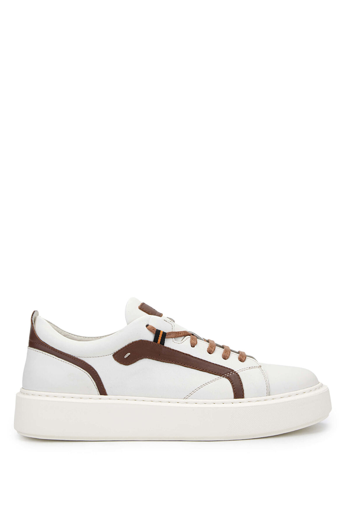 Tamer Tanca Erkek Hakiki Deri Bej Sneakers & Spor Ayakkabı 987 098 ERK AYK Y24 BEJ/KAHVE