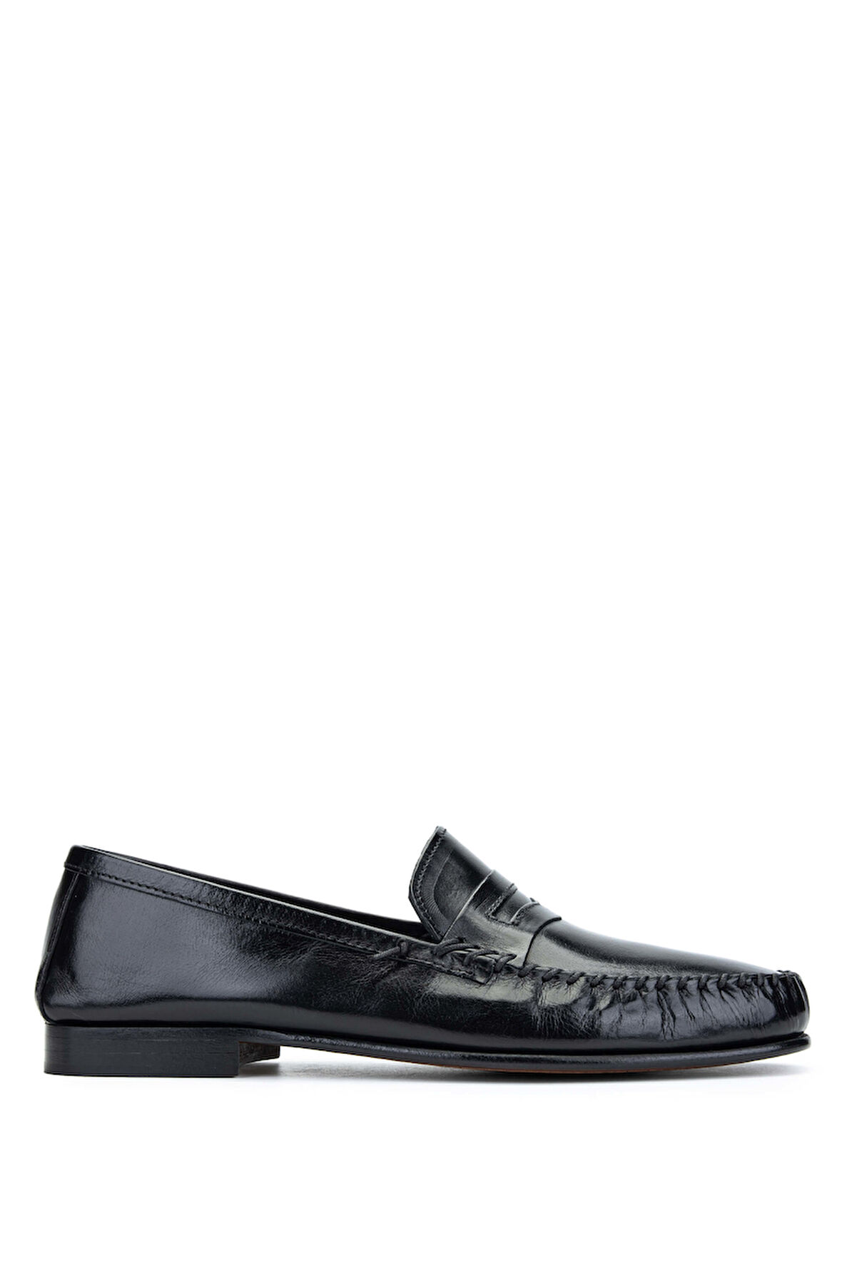 Daniele Lepori Erkek Hakiki Deri Siyah Loafer Ayakkabı 1018 991 ERK AYK Y24 NERO