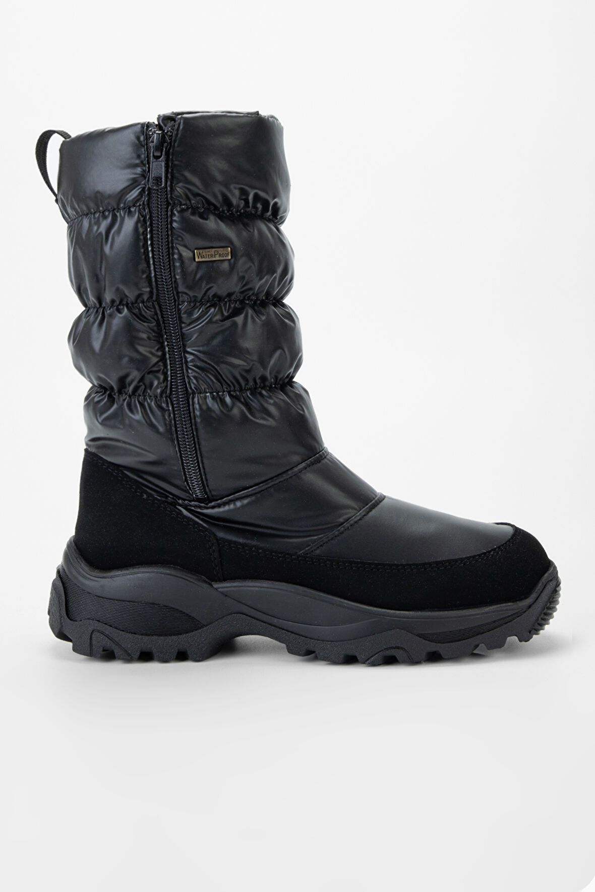 Valmenti MauraKadın Siyah Deri & Tekstil Kar Botu 1020 1710-VAL BN BOT SK23/24