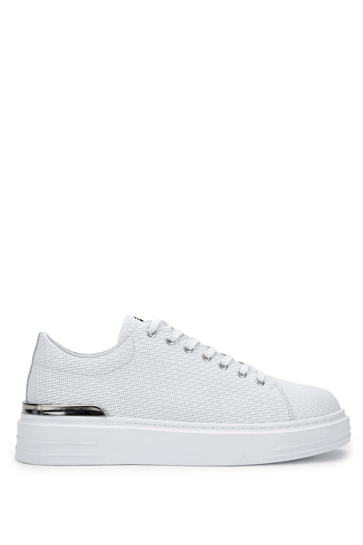 Tamer Tanca Erkek Hakiki Deri Beyaz Sneakers & Spor Ayakkabı 352 20384 ERK AYK Y24 BEYAZ BSK
