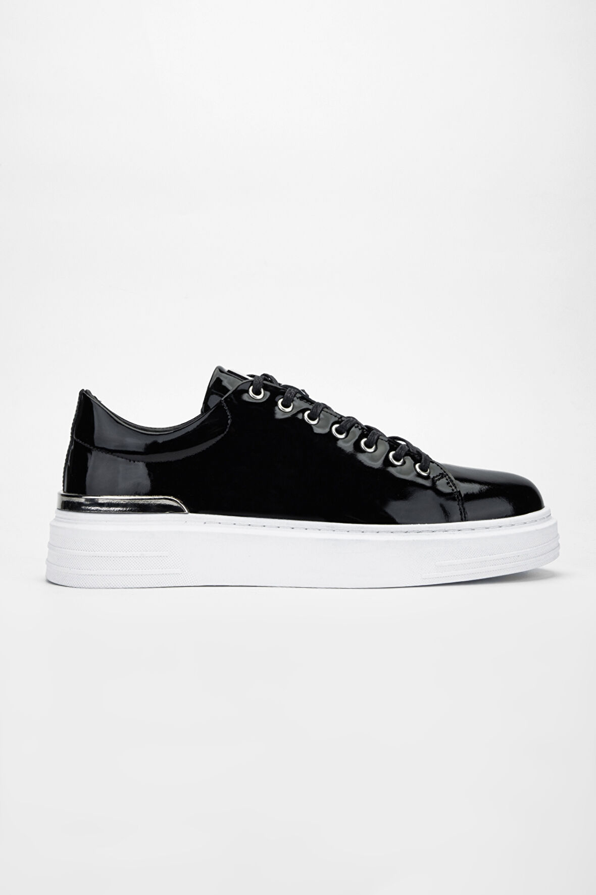 Valmenti AgatheErkek Siyah Rugan Deri Sneakers & Spor Ayakkabı 352 20266 ERK AYK Y24