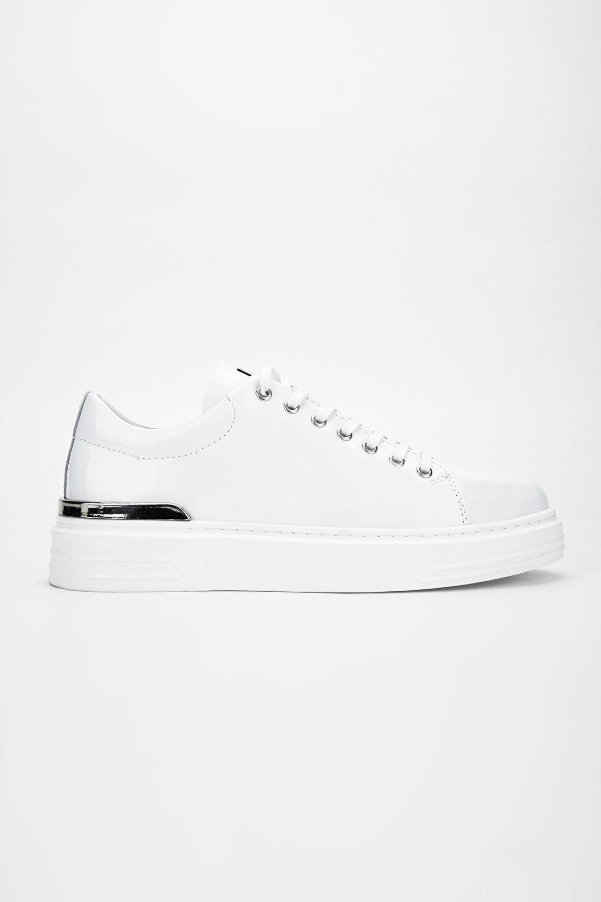 Valmenti AgatheErkek Beyaz Rugan Deri Sneakers & Spor Ayakkabı 352 20266 ERK AYK Y24