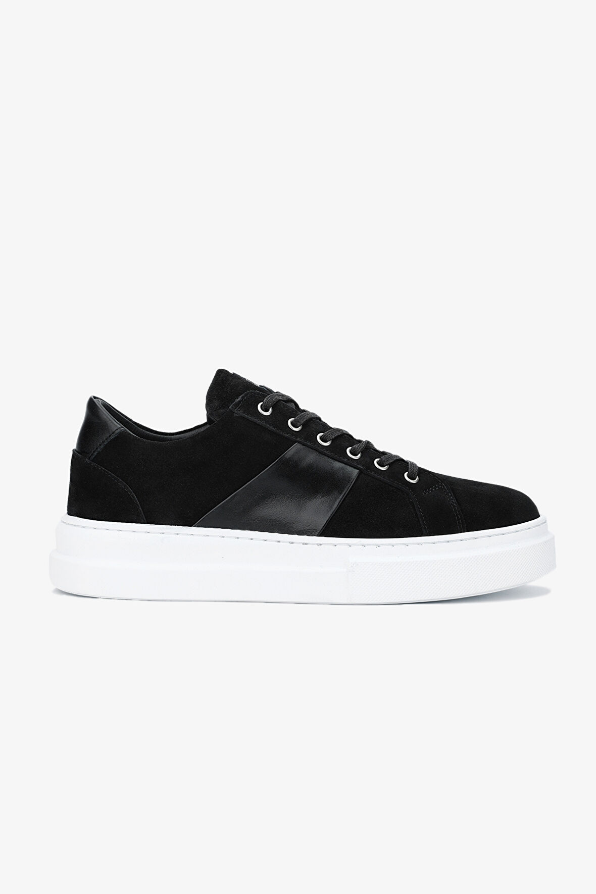 Valmenti MessiErkek Siyah Süet Hakiki Deri Sneakers & Spor Ayakkabı 352 20434 ERK AYK Y24