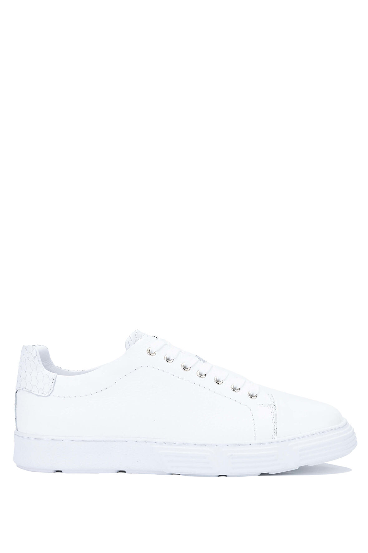 Tamer Tanca Erkek Hakiki Deri Beyaz Sneakers & Spor Ayakkabı 233 4613 ERK AYK Y24 BYZ DR/YLN