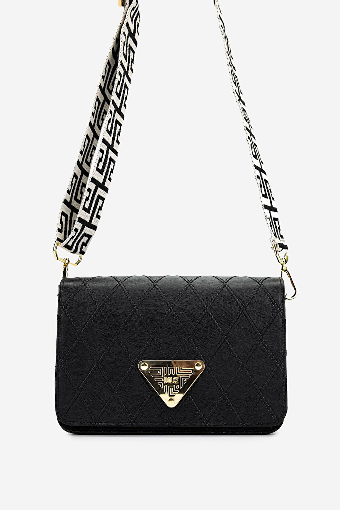 Dolce Kadın Suni Deri Siyah Kap Postacı Çanta 1025 248056-1 BN CANTA Y24 BLACK KAP