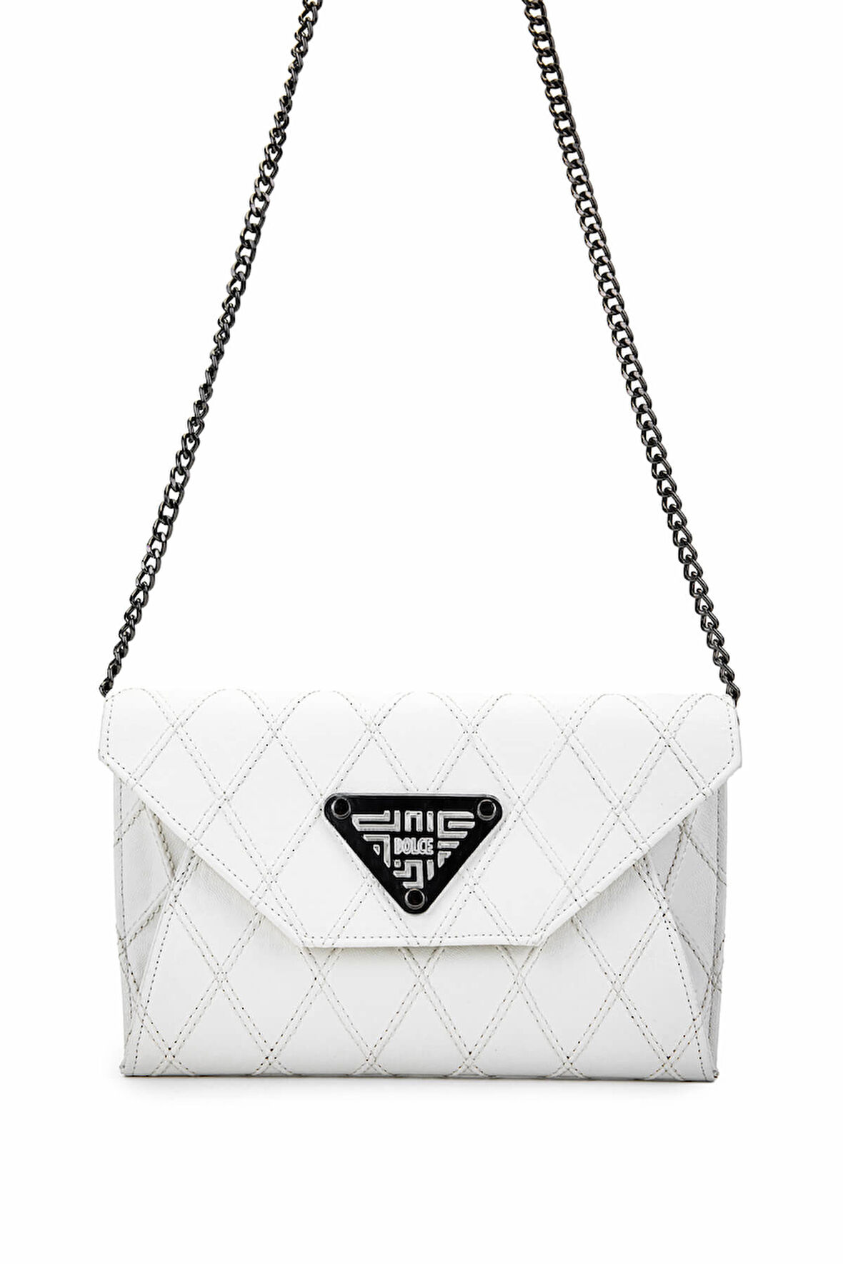 Dolce Kadın Suni Deri Beyaz Kap Postacı Çanta 1025 248034-1 BN CANTA Y24 WHITE KAP