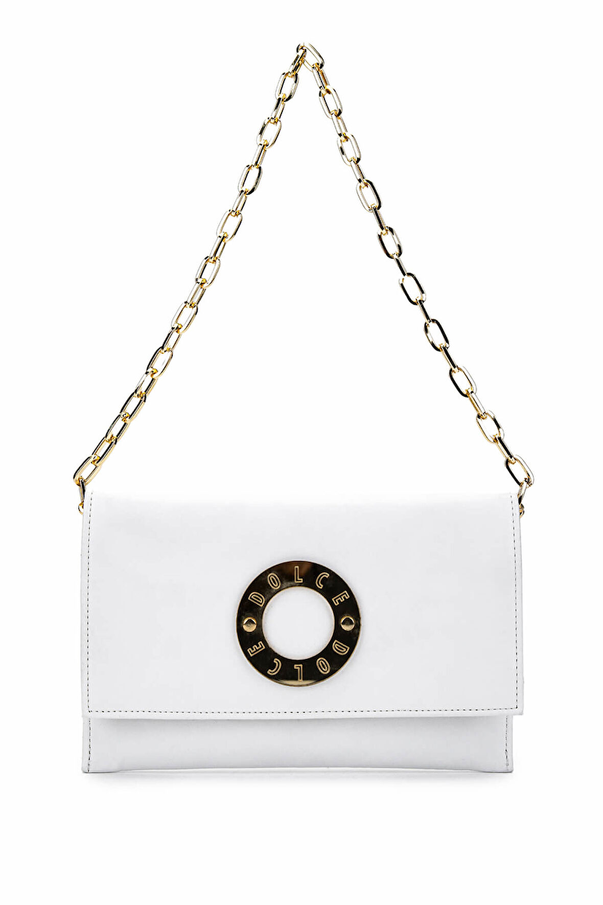 Dolce Kadın Suni Deri Beyaz Postacı Çanta 1025 248029-1 BN CANTA Y24 WHITE