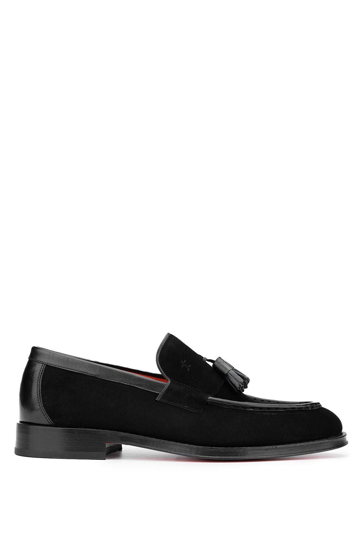 Tamer Tanca Erkek Hakiki Deri Siyah Süet Loafer Ayakkabı 342 8753 ERK AYK Y24 SIYAH SUET