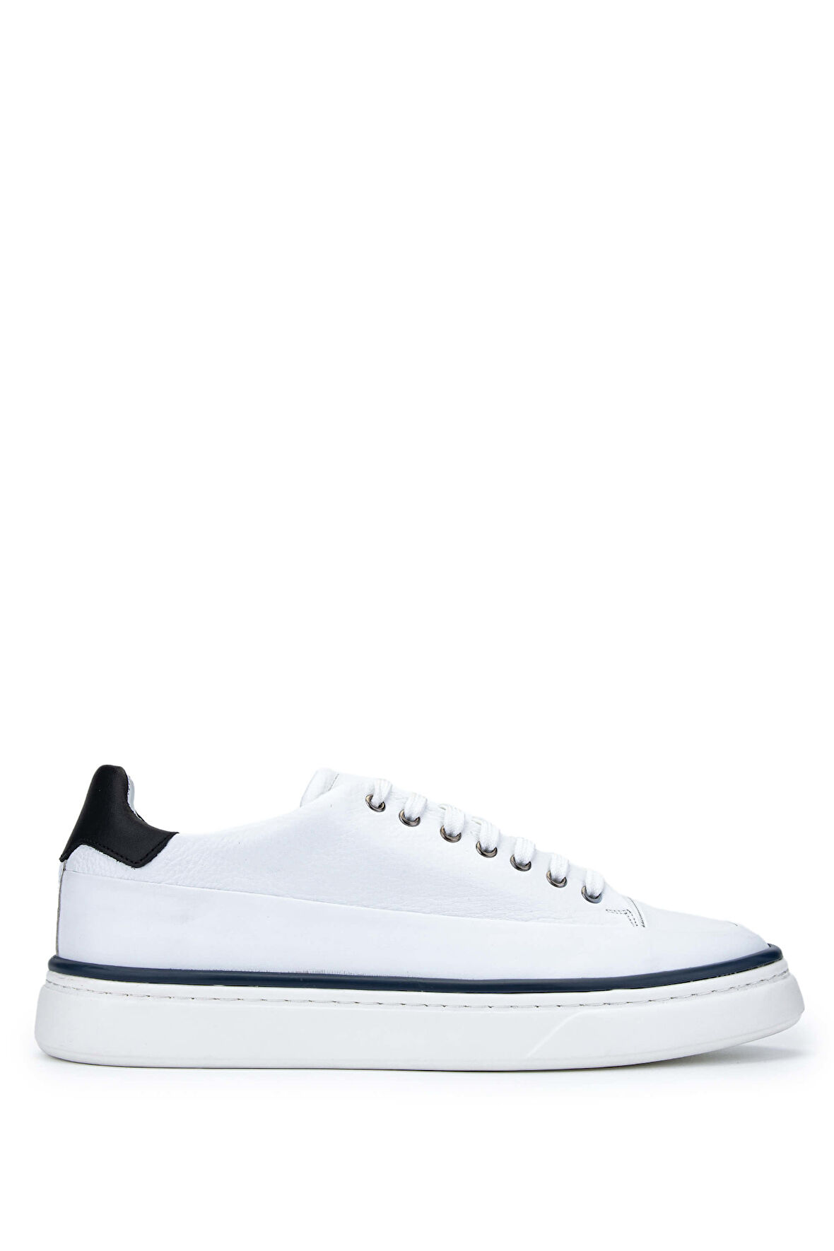 Tamer Tanca Erkek Hakiki Deri Beyaz Sneakers & Spor Ayakkabı 698 1102-1 ERK AYK Y24 BEYAZ