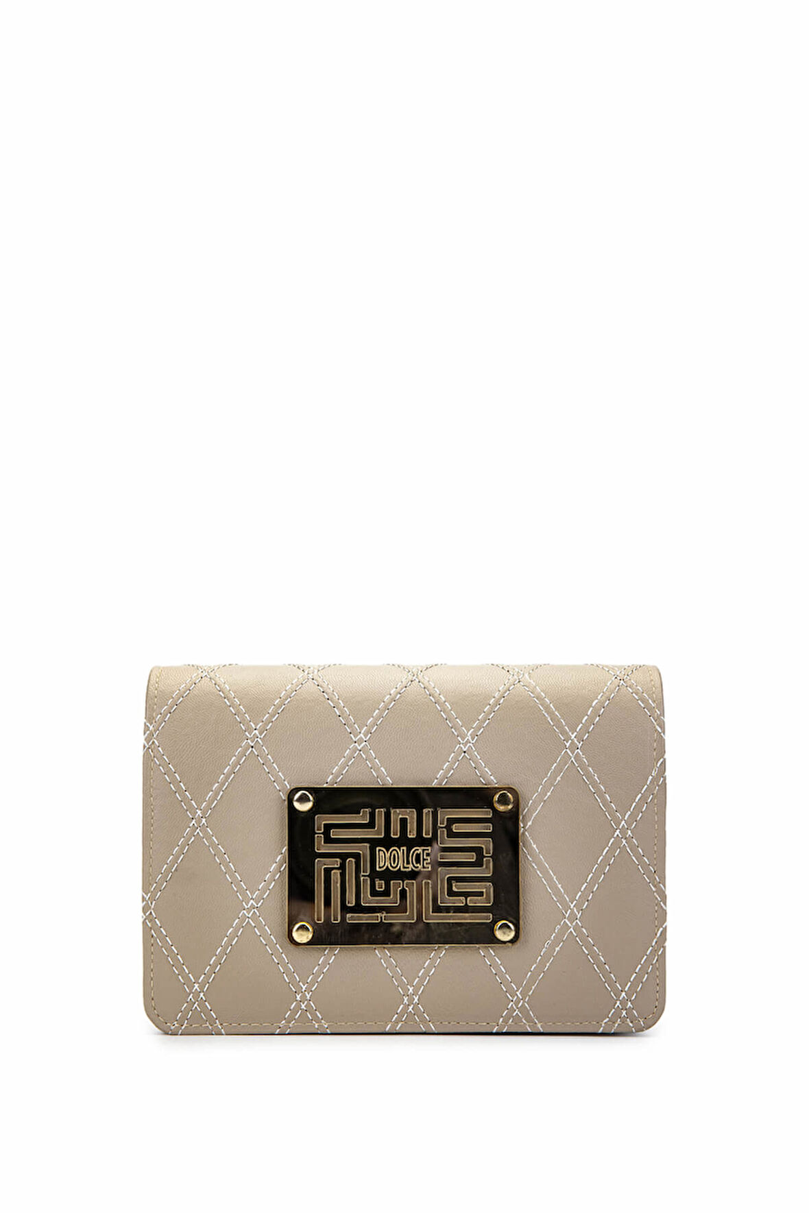 Dolce Kadın Suni Deri Bej Kap Postacı Çanta 1025 248031-2 BN CANTA Y24 BEIGH KAP