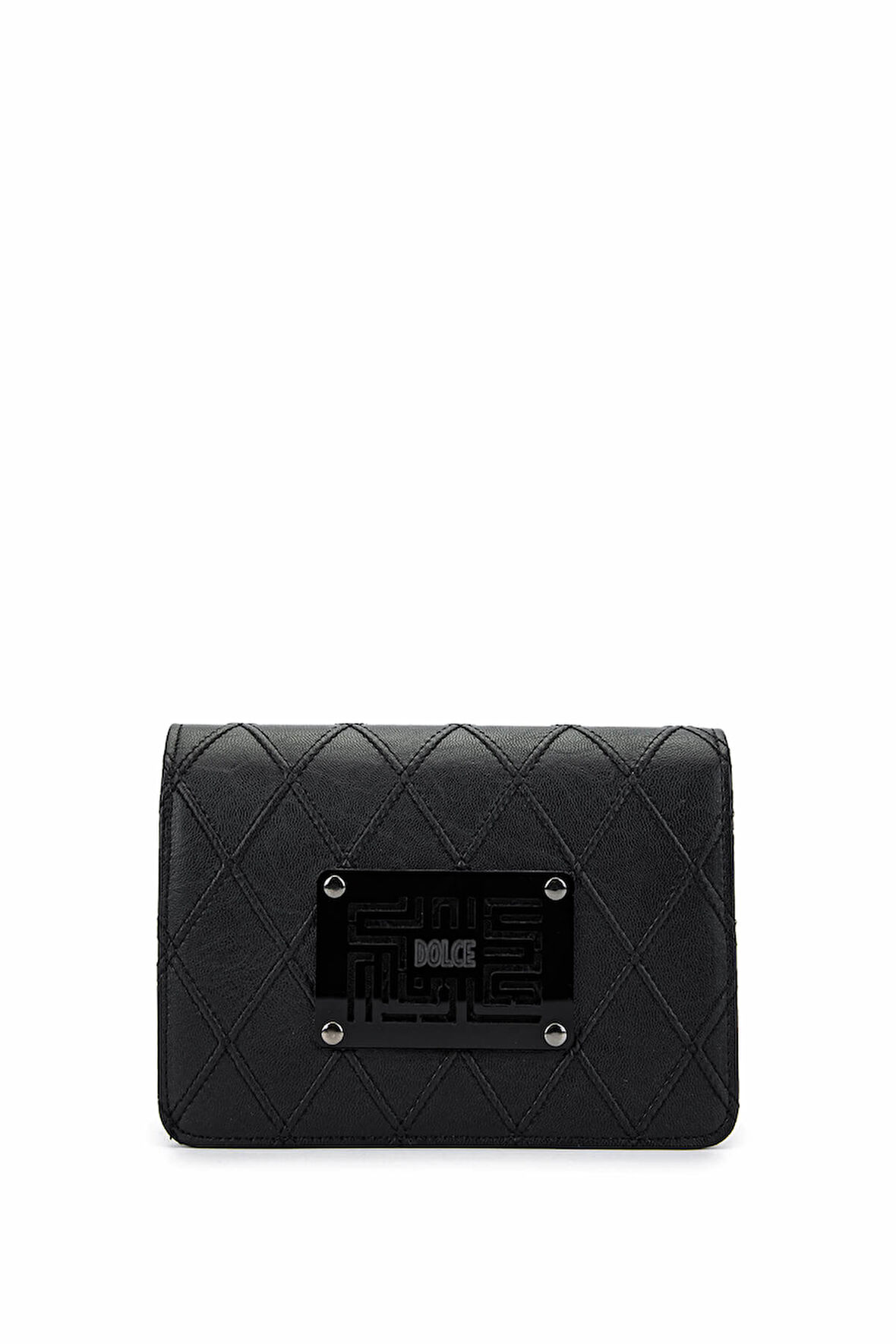 Dolce Kadın Suni Deri Siyah Kap Postacı Çanta 1025 248031-2 BN CANTA Y24 BLACK KAP