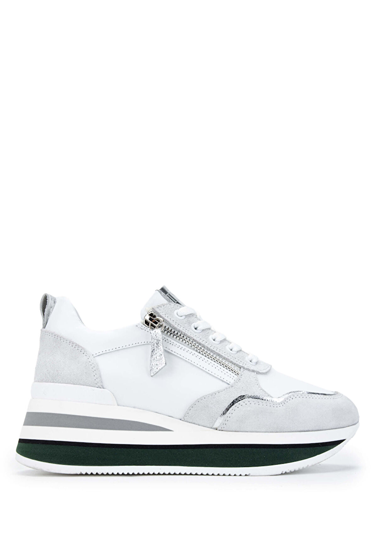 Tamer Tanca Kadın Hakiki Deri Beyaz Sneakers & Spor Ayakkabı 923 1021 BN AYK Y24 BEYAZ KMBN