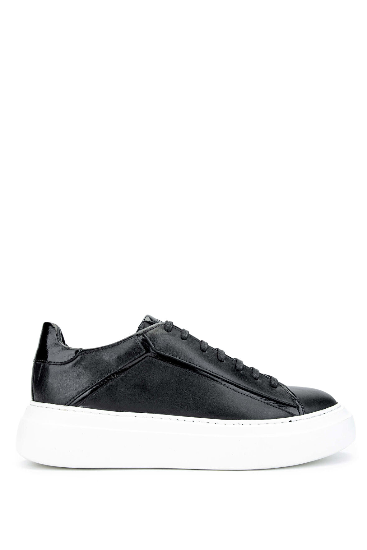 Tamer Tanca Erkek Hakiki Deri Siyah/Siyah Sneakers & Spor Ayakkabı 698 1080-3 ERK AYK Y24 SIYAH/SIYAH