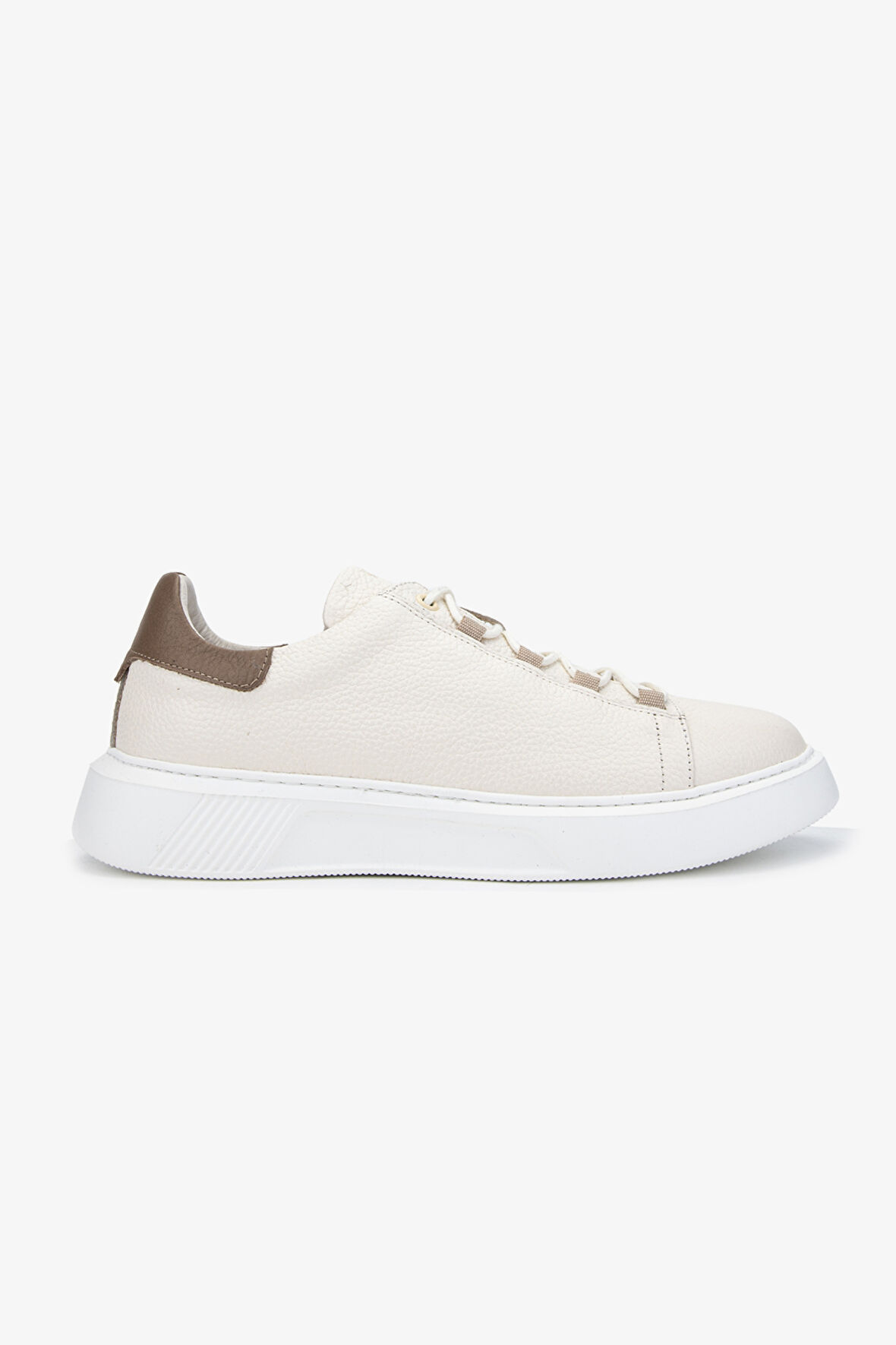 Valmenti Acrux Erkek Bej Floter Hakiki Deri Sneakers & Spor Ayakkabı 04 3521 ERK AYK Y24