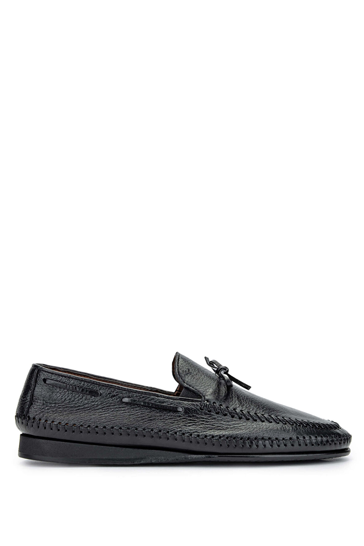 Tamer Tanca Erkek Hakiki Deri Siyah Loafer Ayakkabı 477 68607 ERK AYK Y24 SIYAH GYK