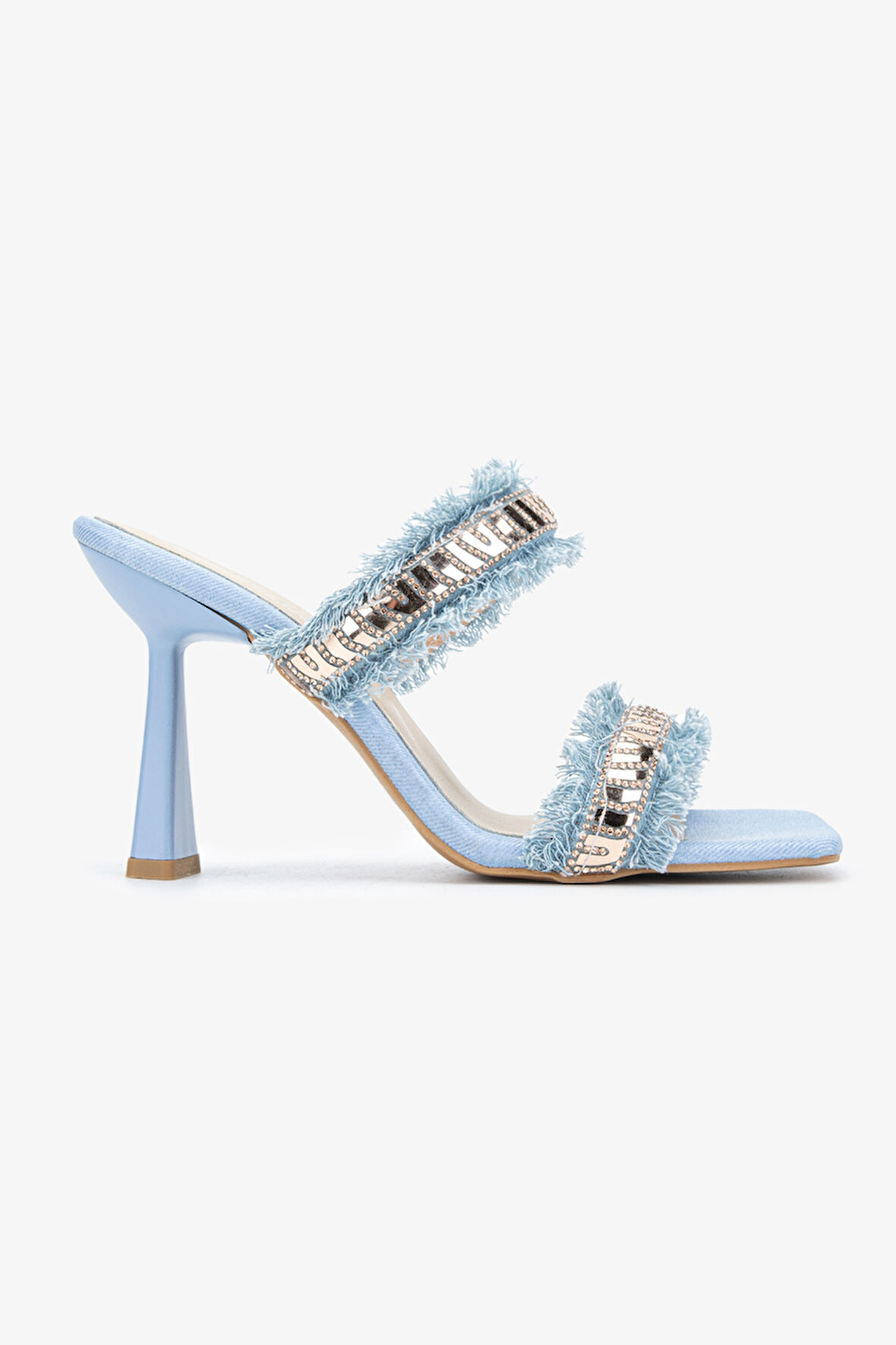 Valmenti Azuro Kadın Açık Jean Hakiki Deri Terlik 891 09 BN TRLK Y24