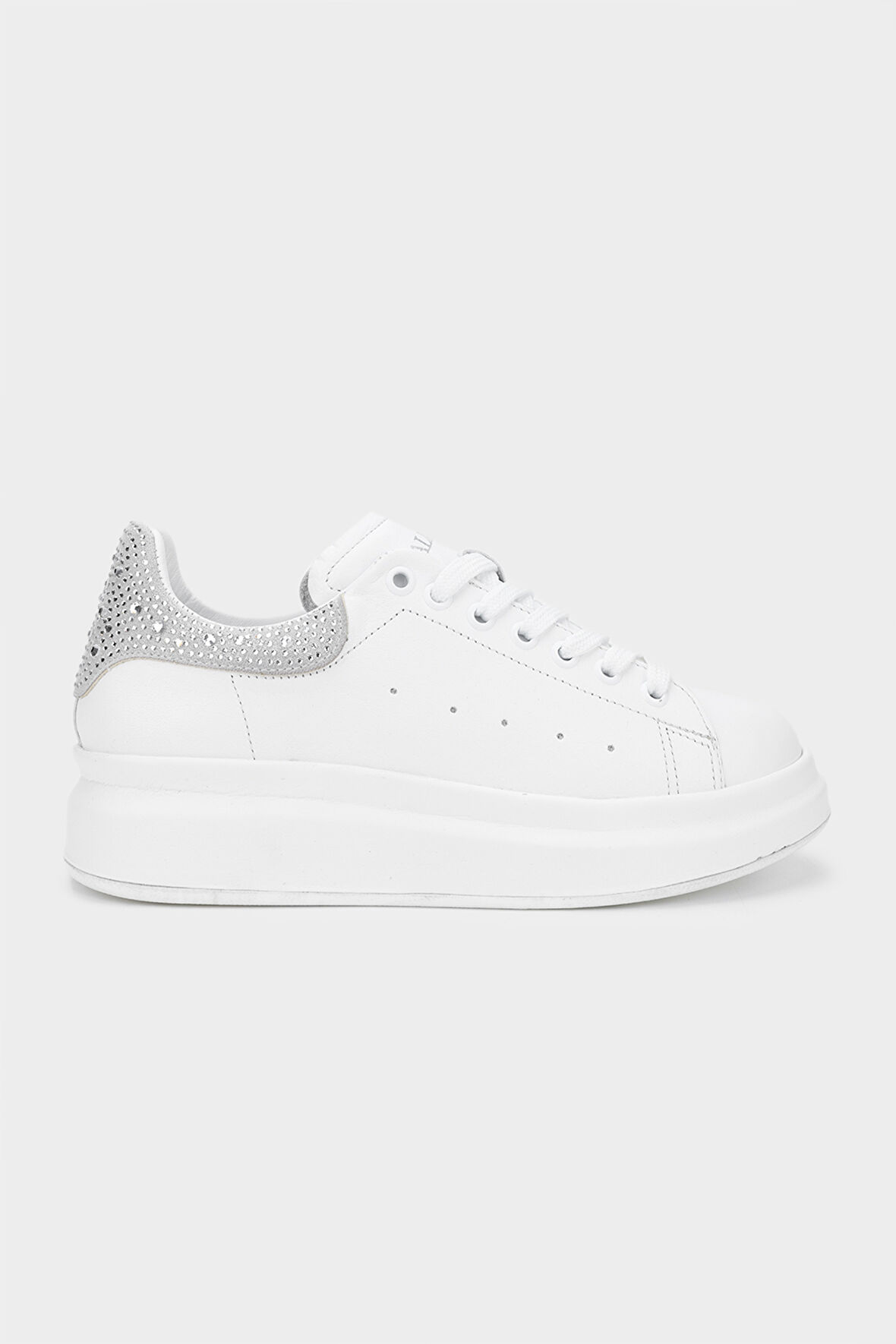 Valmenti Eric Kadın Beyaz Hakiki Deri Sneakers & Spor Ayakkabı 1028 165-S3 BN AYK Y24