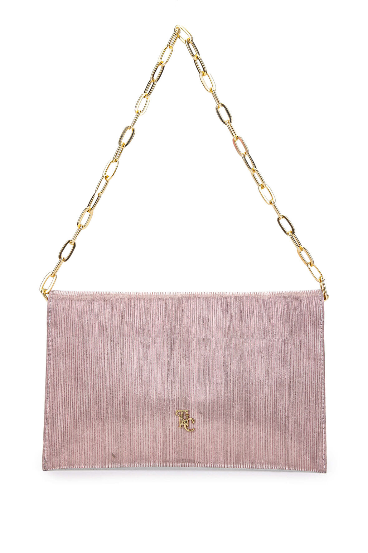 Tamer Tanca Kadın Vegan Pembe Omuz Çanta 1003 1517 BN CANTA Y24 PEMBE CZG SIM