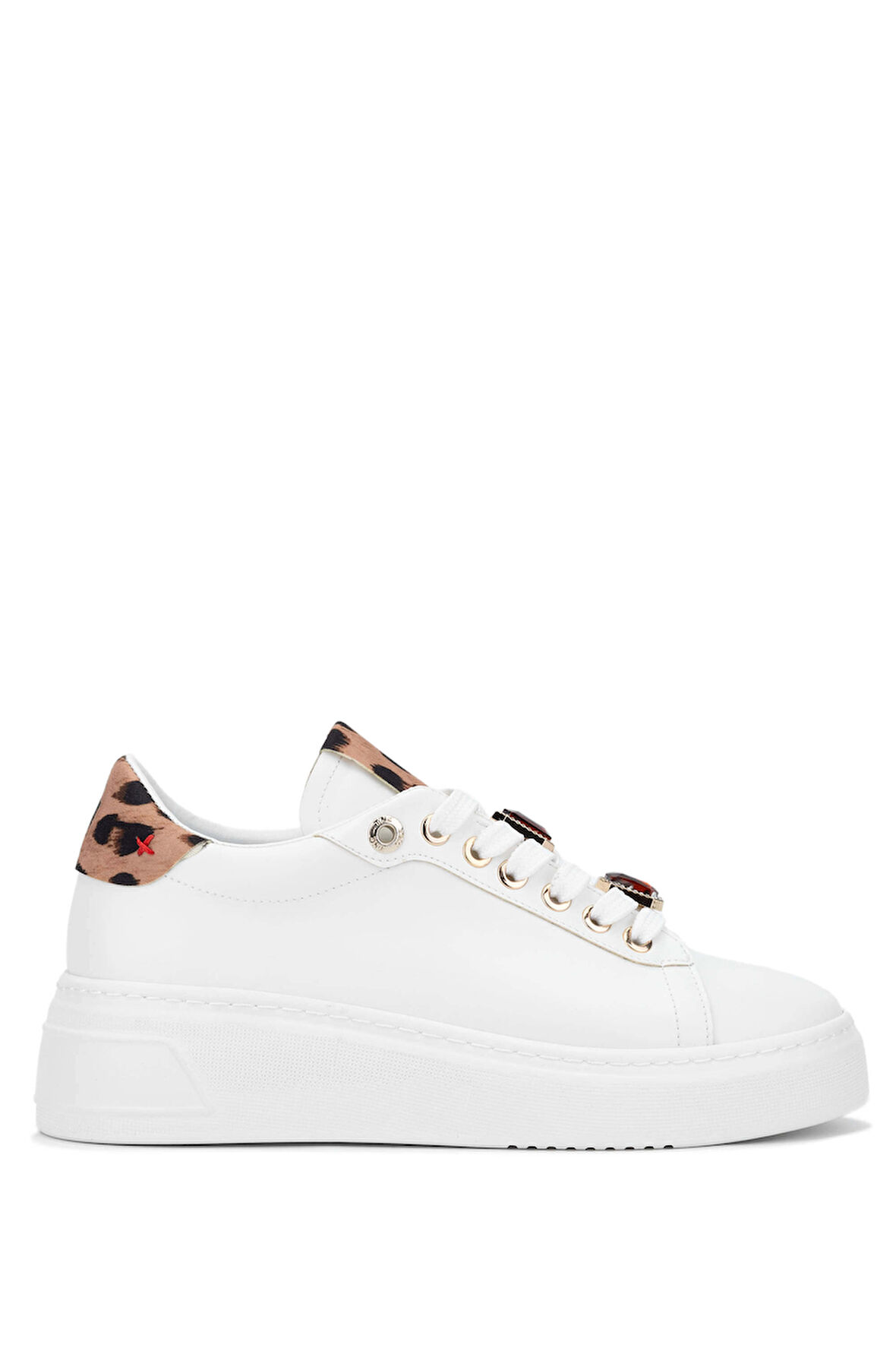 Tamer Tanca Kadın Vegan Beyaz Sneakers & Spor Ayakkabı 1009 1590 BN AYK Y24 BEYAZ