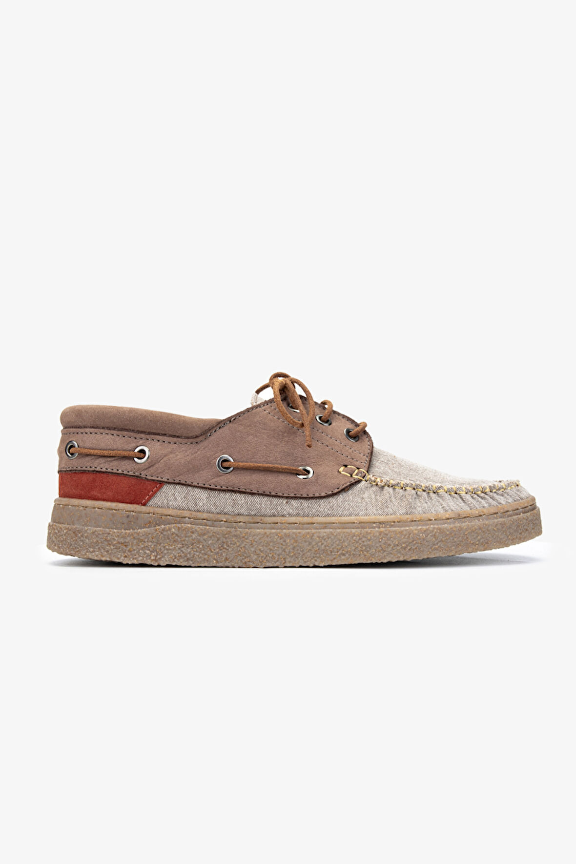 Valmenti AegisErkek Lodo / Vison Deri & Tekstil Casual Ayakkabı 1035 R-08 ERK AYK Y24