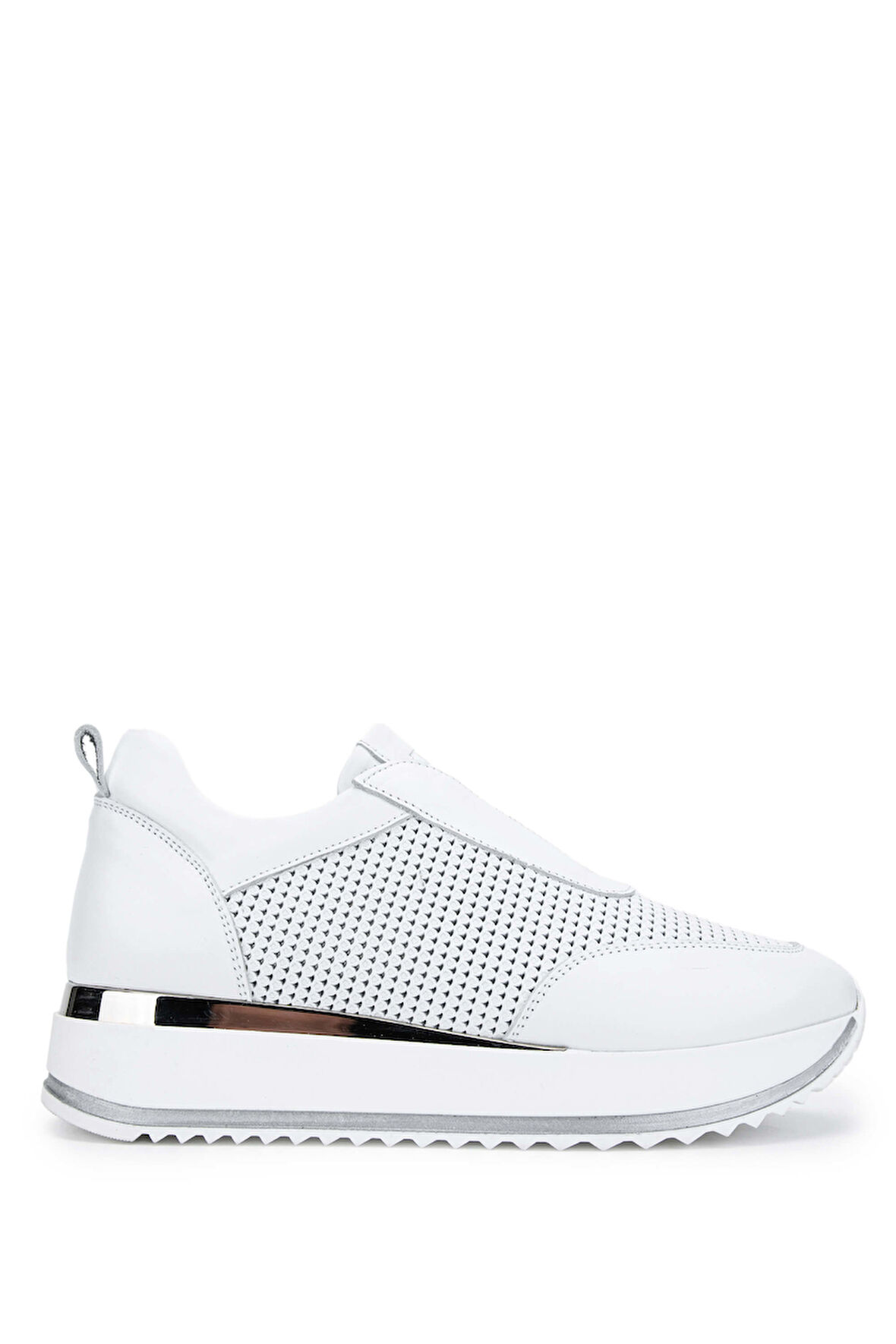 Tamer Tanca Kadın Hakiki Deri Beyaz Sneakers & Spor Ayakkabı 231 445Y BN AYK Y24 BEYAZ DR