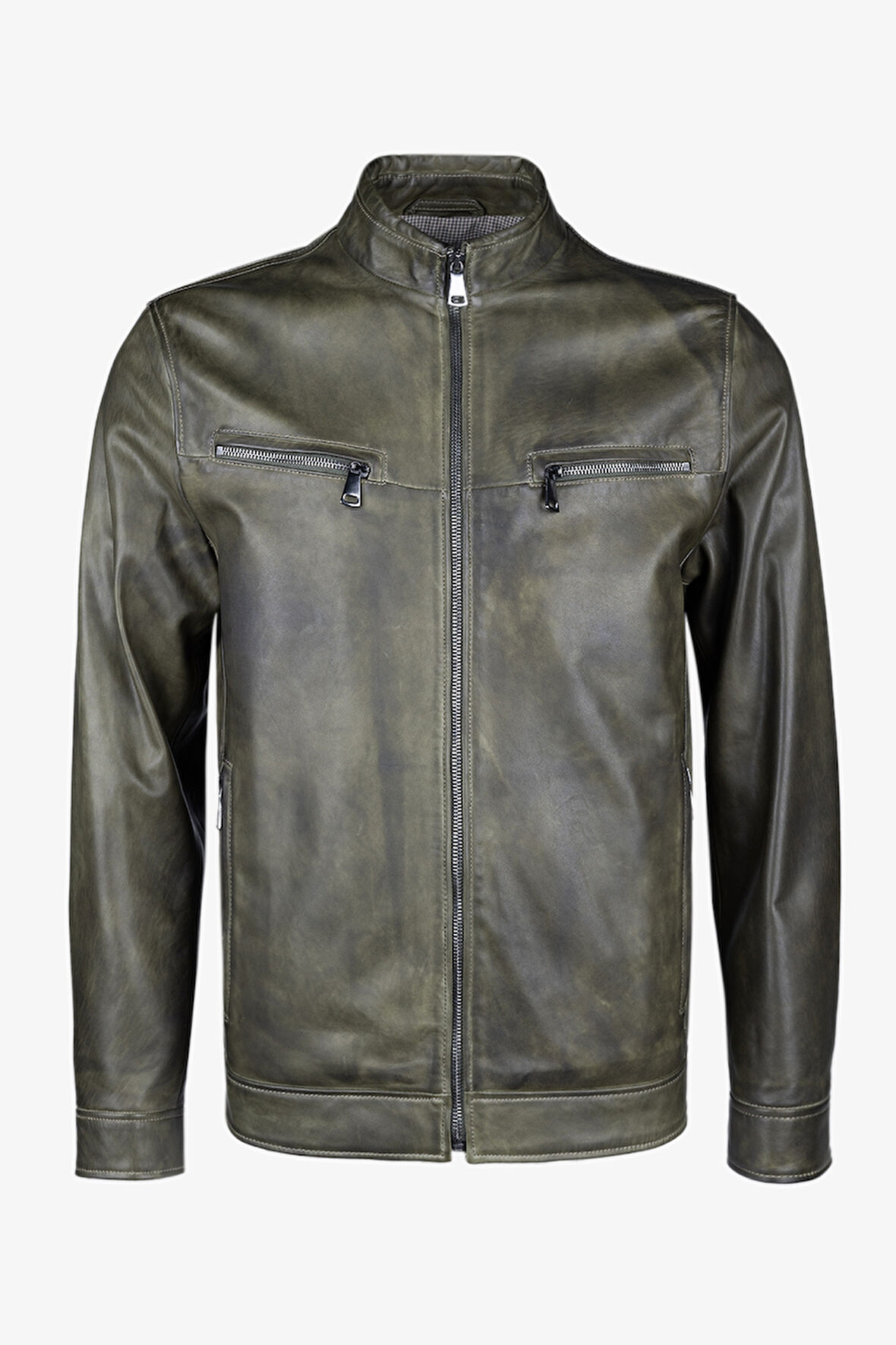 Valmenti Erkek Olive Hakiki Deri Deri Mont 571 SMR 767  ERK DR MONT SK23/24