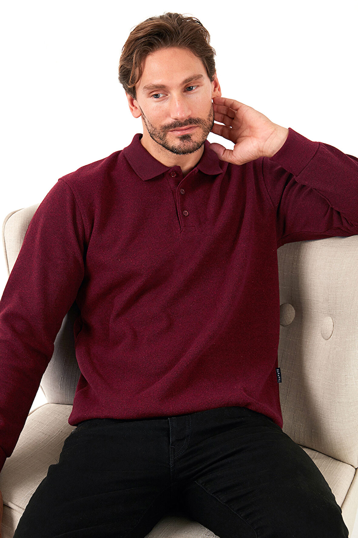 Buratti Erkek Polo Yaka Kazak 456223