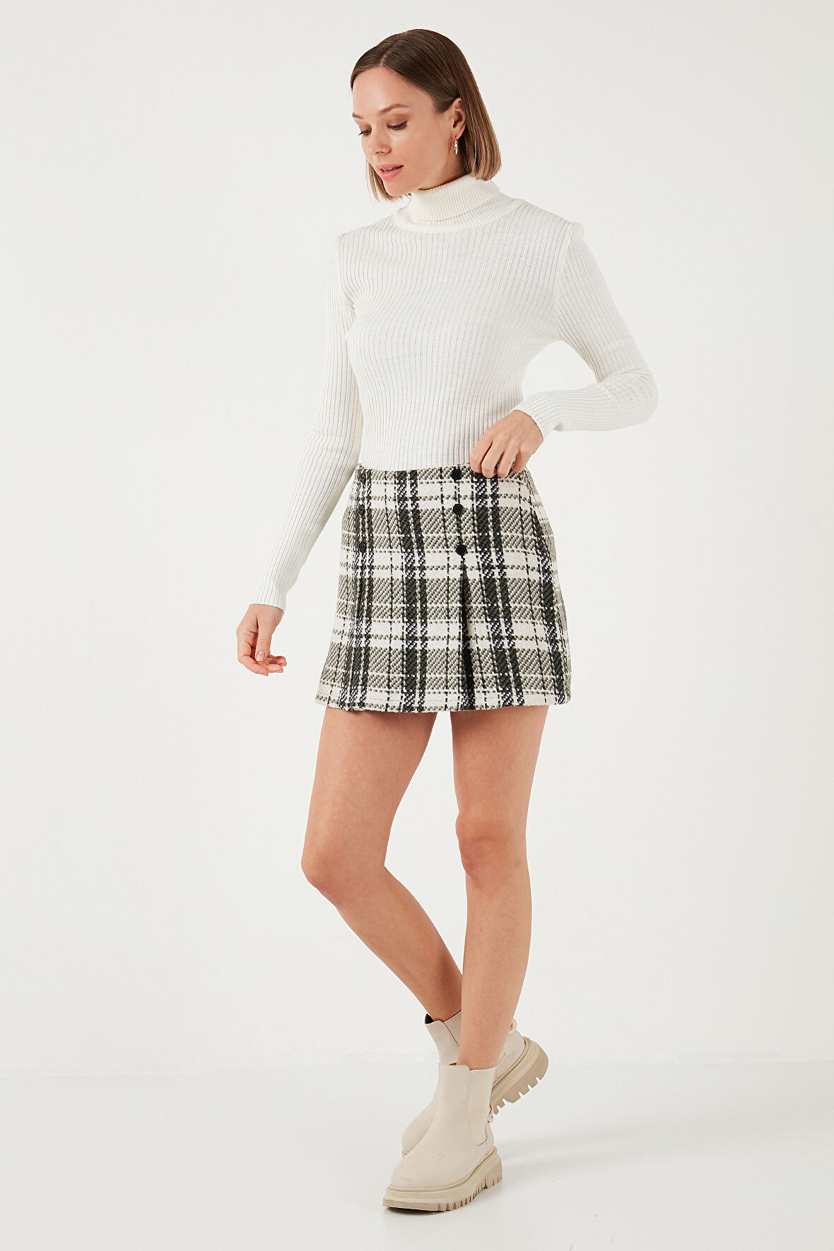 Lela Kadın Şort Etek 611ET0020