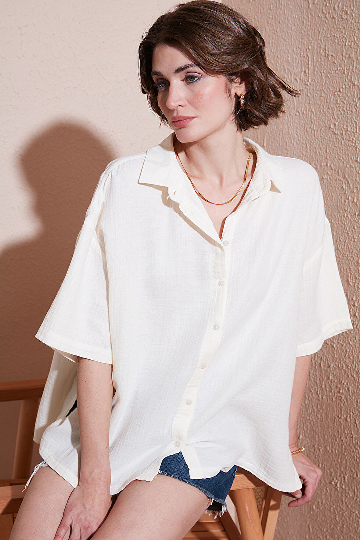 Lela Kadın Gömlek CF25S166965