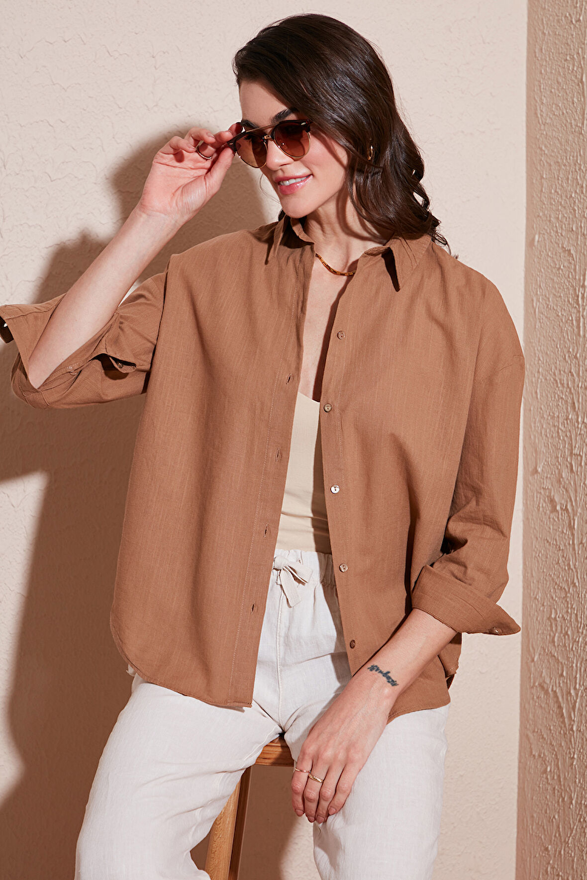 Lela Kadın Gömlek CF25S168305