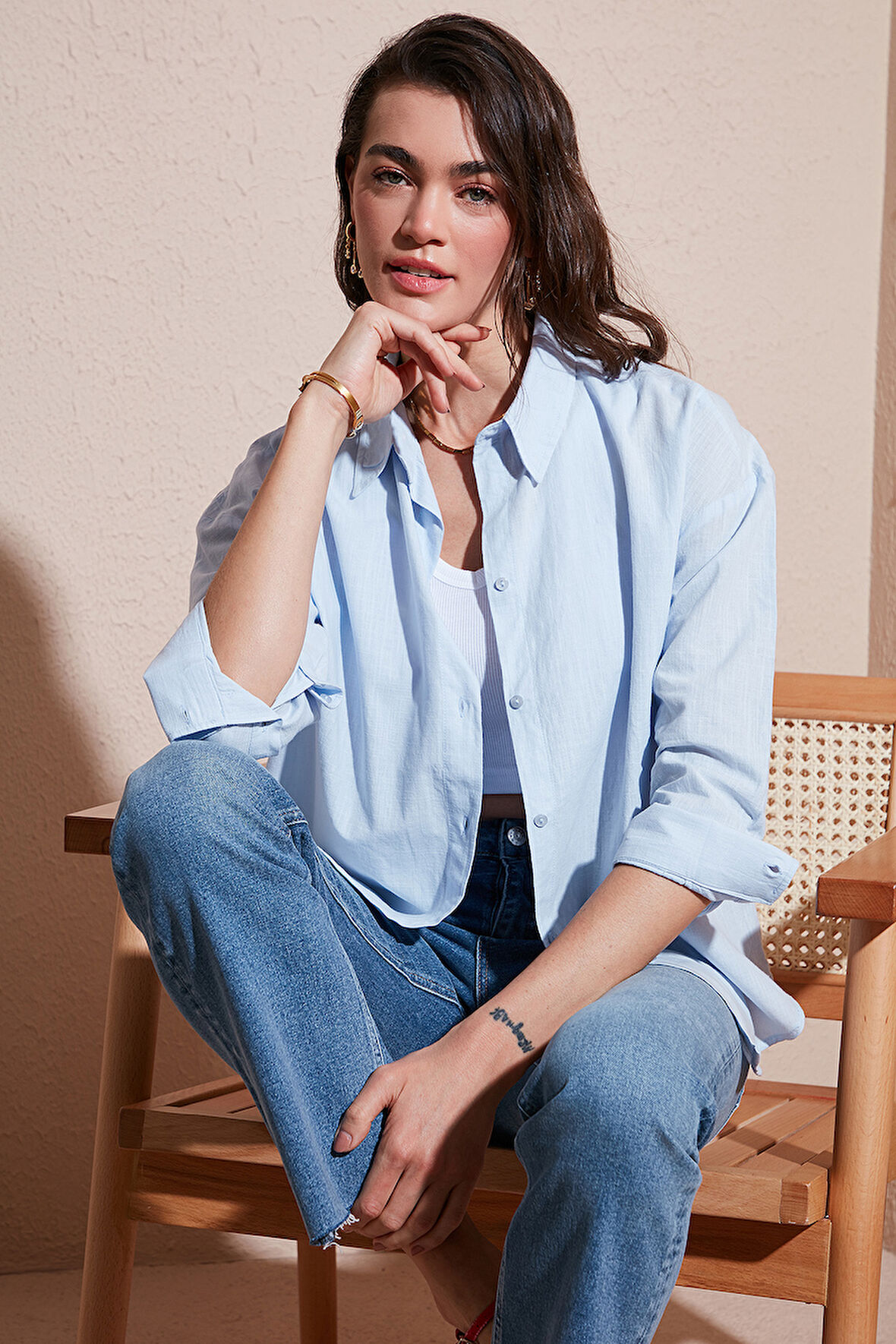 Lela Kadın Gömlek CF25S168305