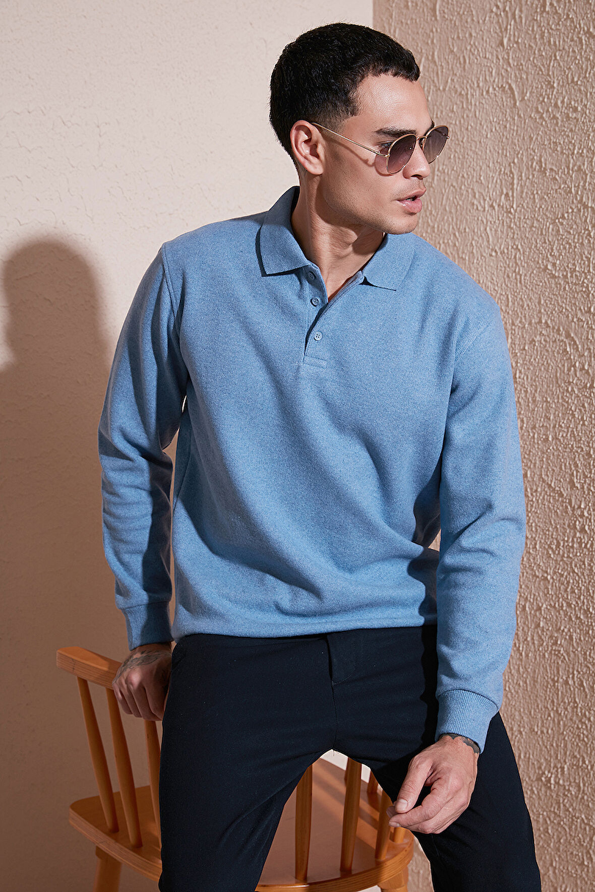 Buratti Erkek Polo Yaka Kazak 456223