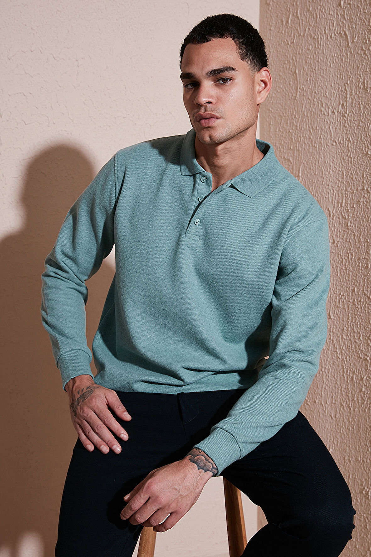 Buratti Erkek Polo Yaka Kazak 456223