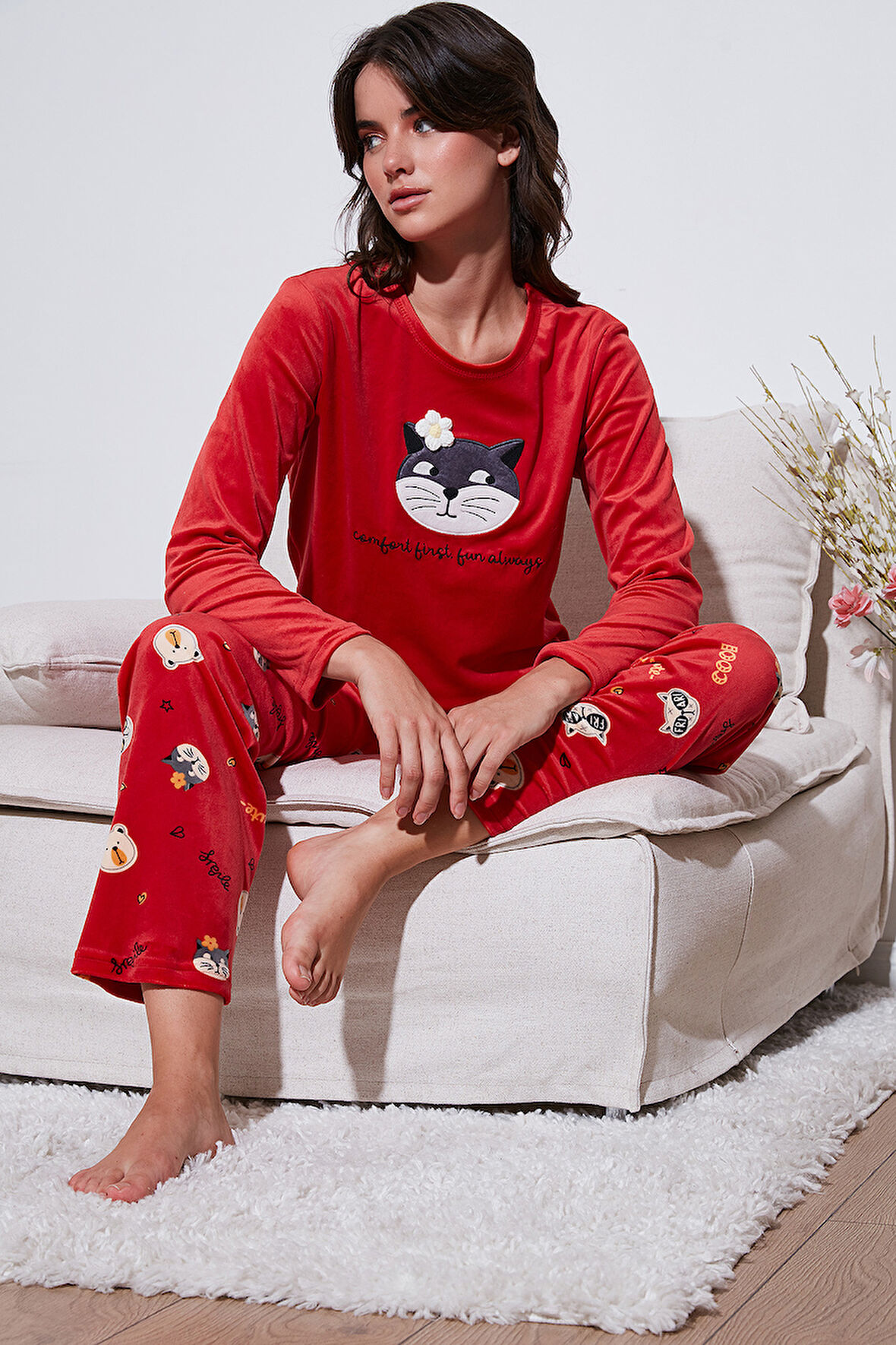 Lela Kadın Pijama Takımı 65713312