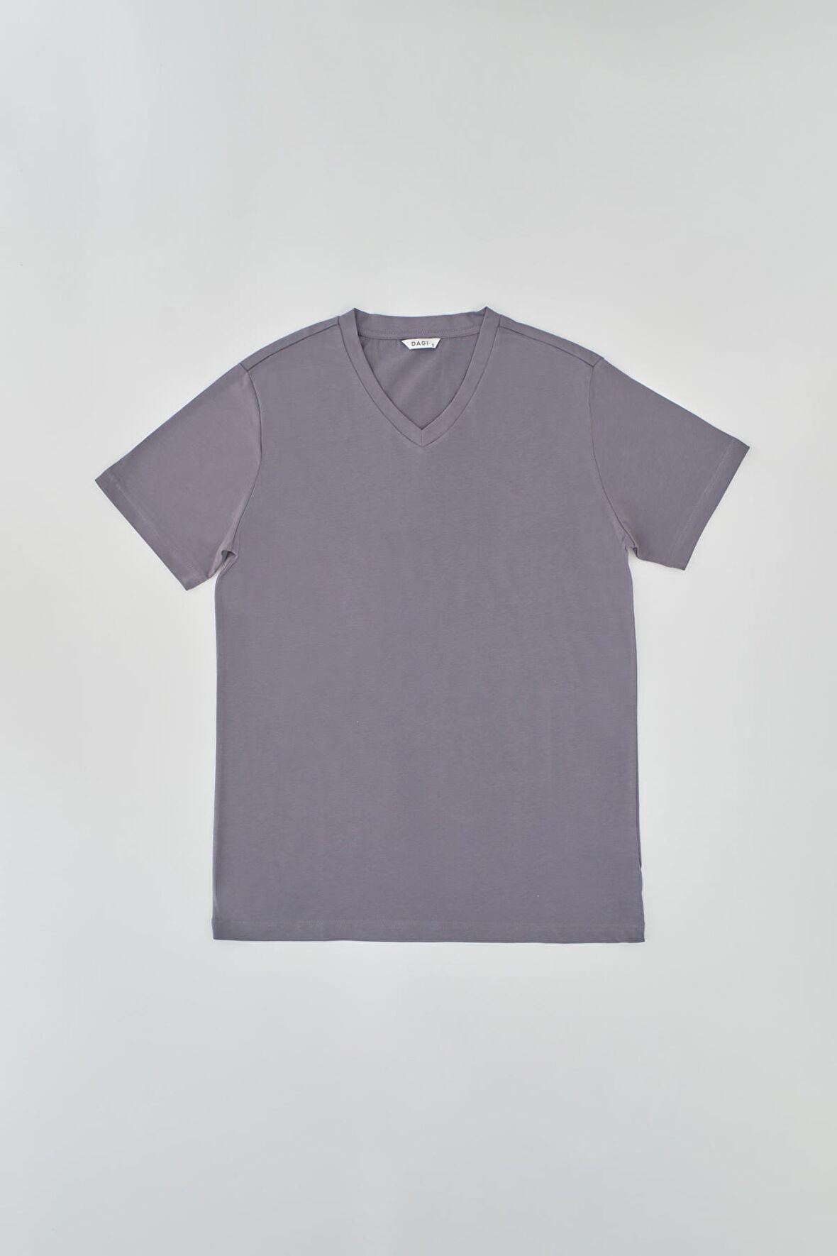 Pamuk Antrasit T-Shirt