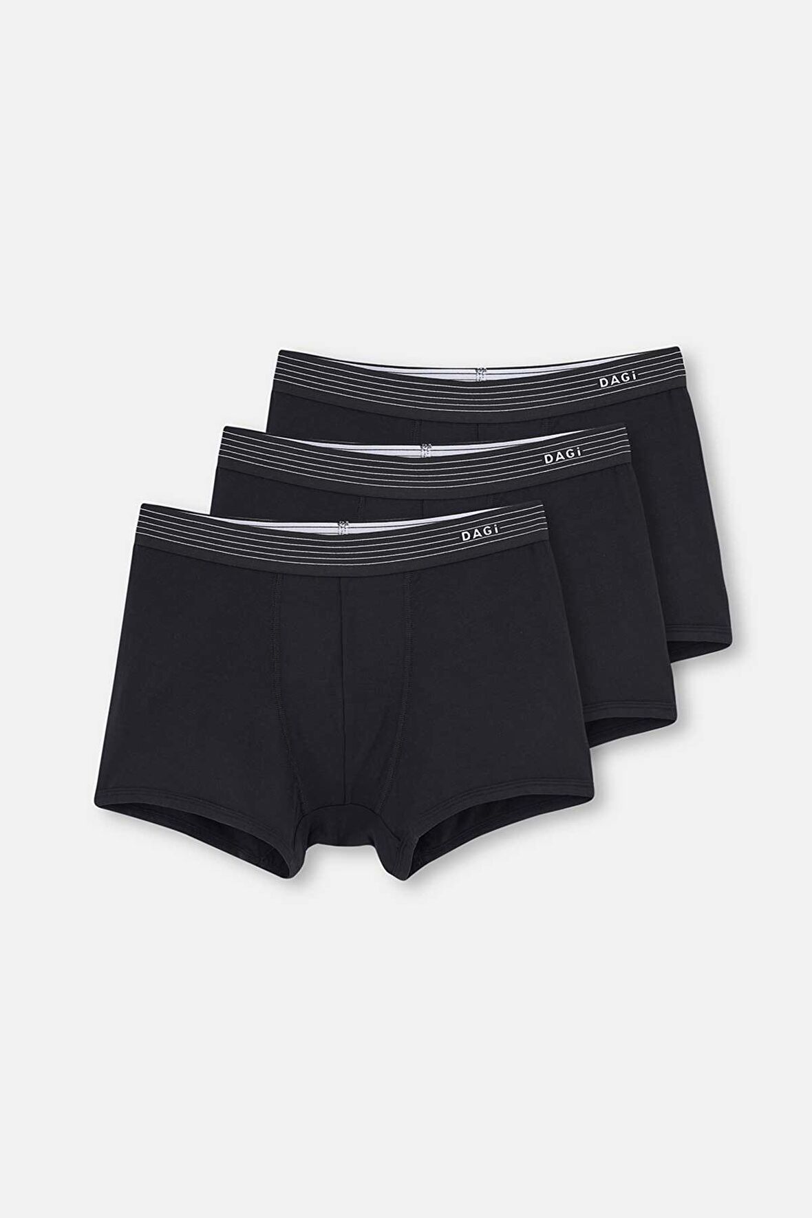 Siyah D4210 Mıcromodal Boxer 3'Lü