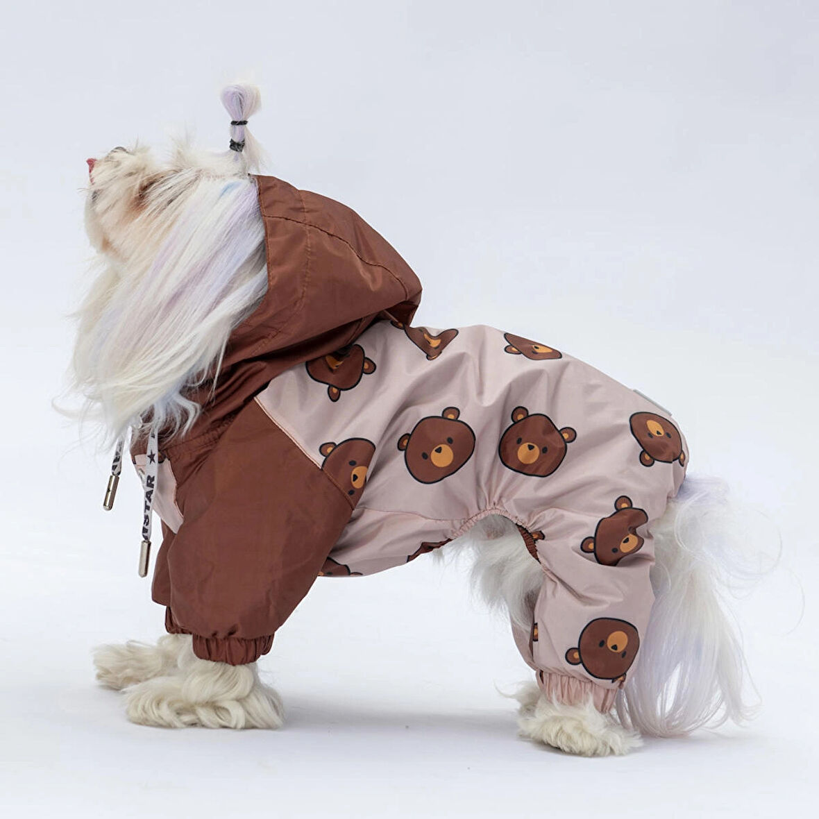 Pawstar Colorado Polarlı Su Geçirmez Küçük Irk Köpek Yağmurluk Tulum