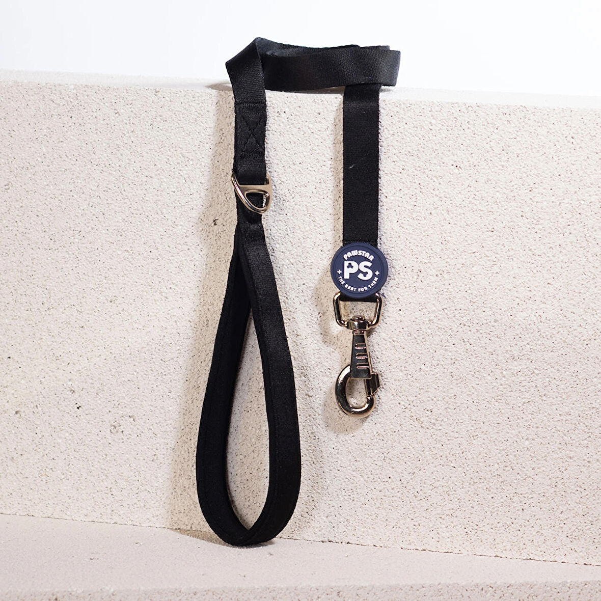 Pawstar Siyah Köpek Gezdirme Kayışı 120 cm x 2 cm