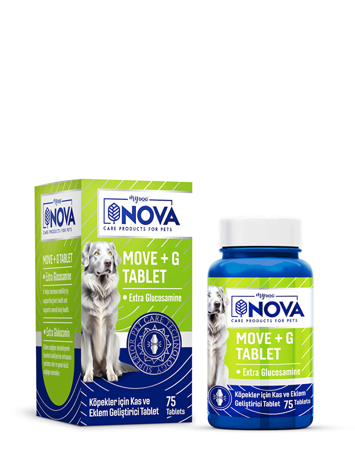 Nova Premium Move +G Glucosamine 75  Tablet  Köpek Vitamini