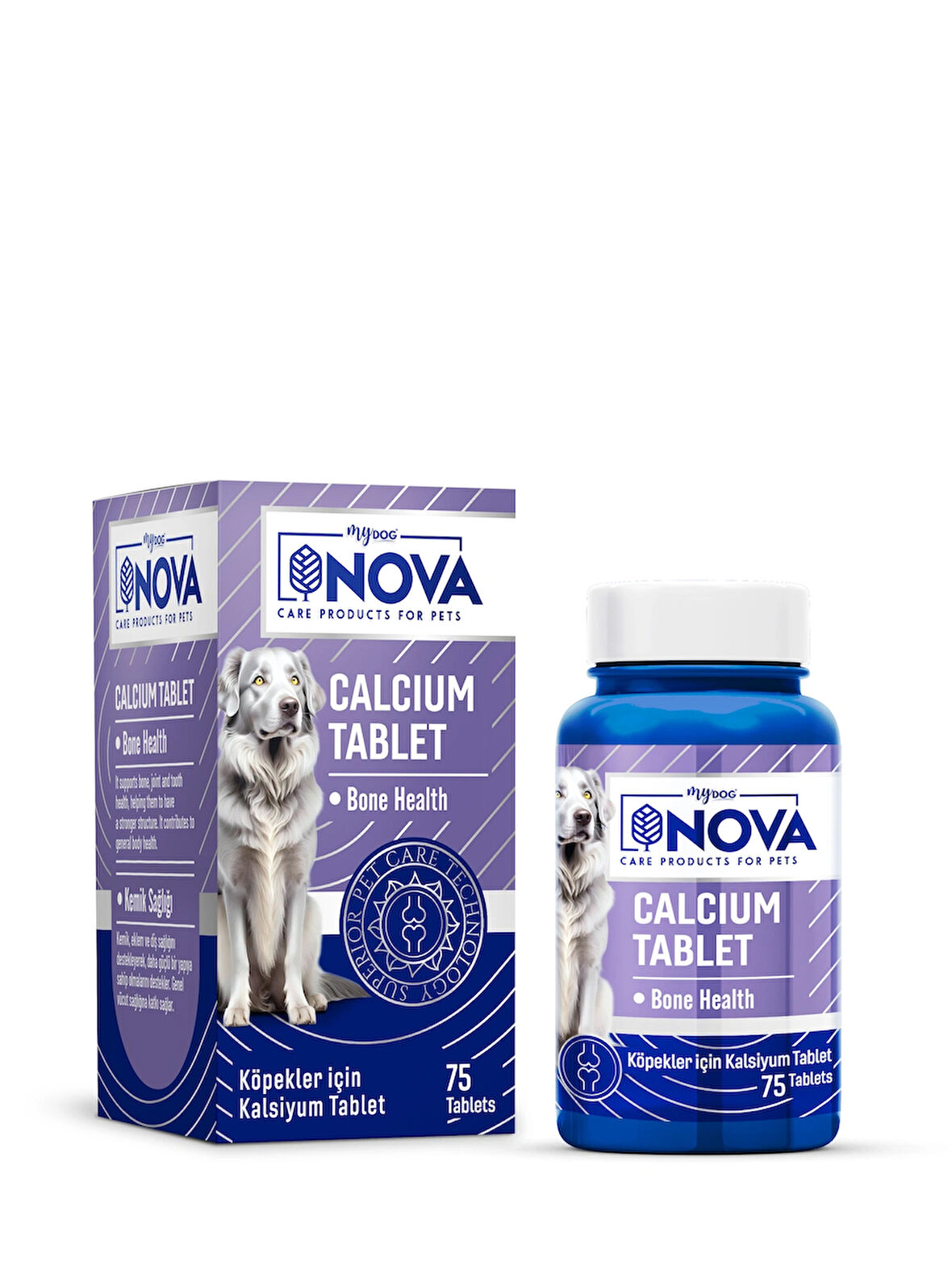 Nova Premium Calcium 75  Tablet  Köpek Vitamini